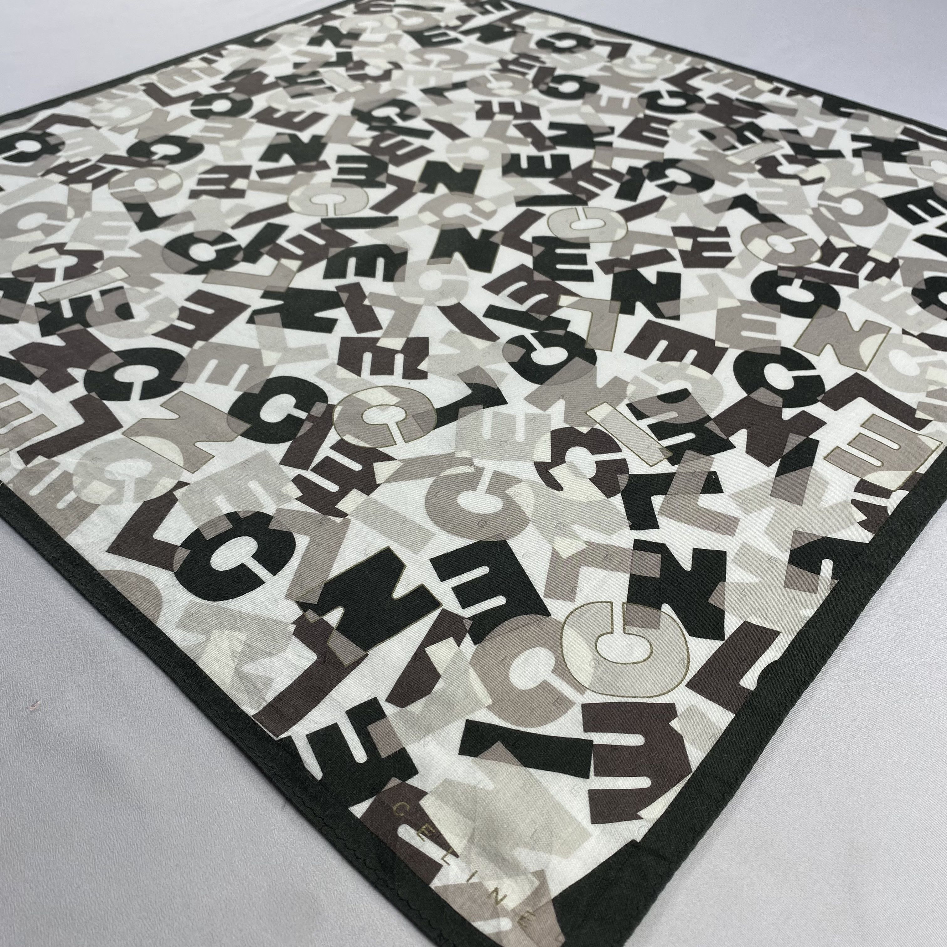 Celine × Vintage Celine Handkerchief / Neckerchief / Bandana-P1110 Size ONE SIZE - 3 Thumbnail