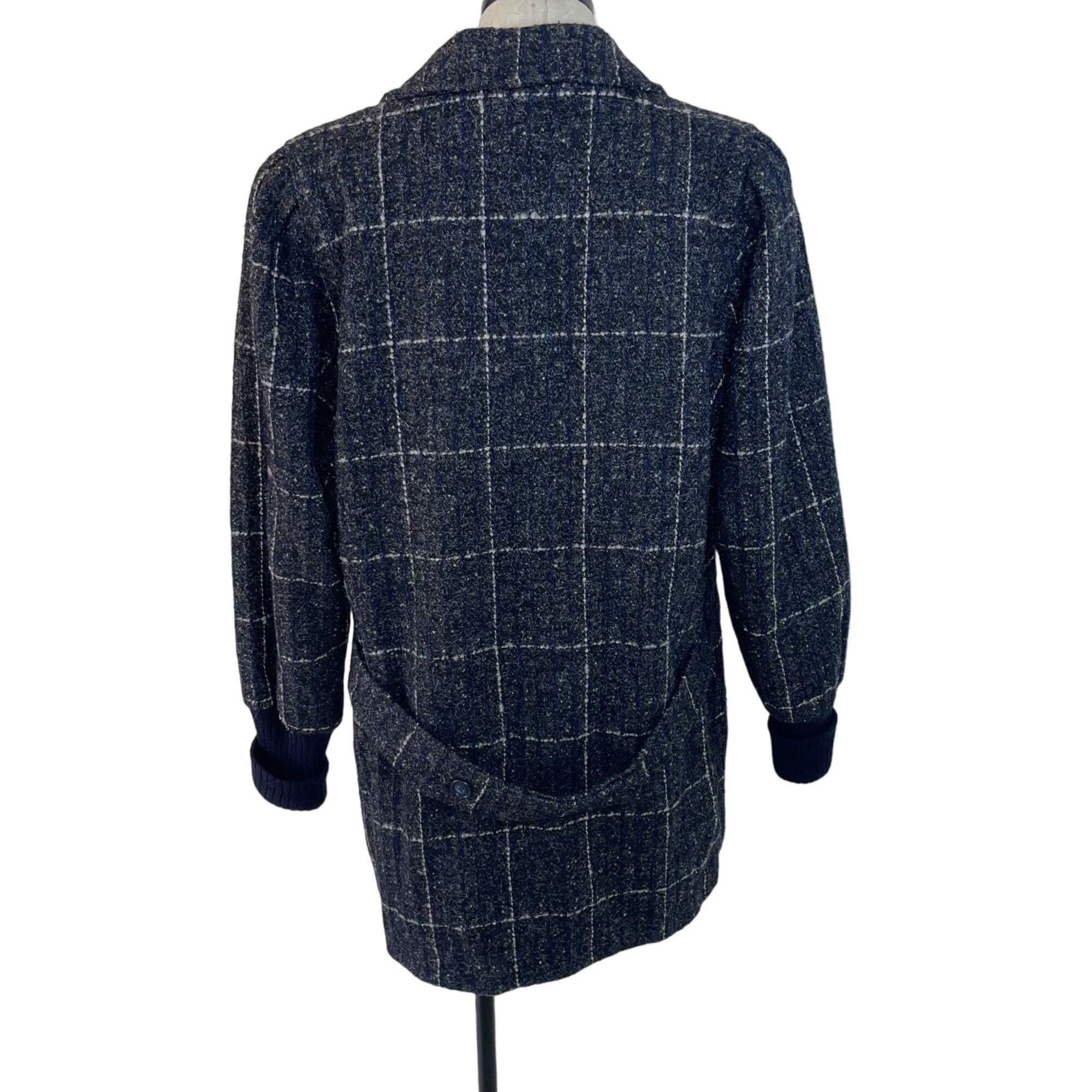 Vintage Saril Ltd Vintage Womens Coat Size Large Gray Plaid Pockets Size L / US 10 / IT 46 - 3 Thumbnail