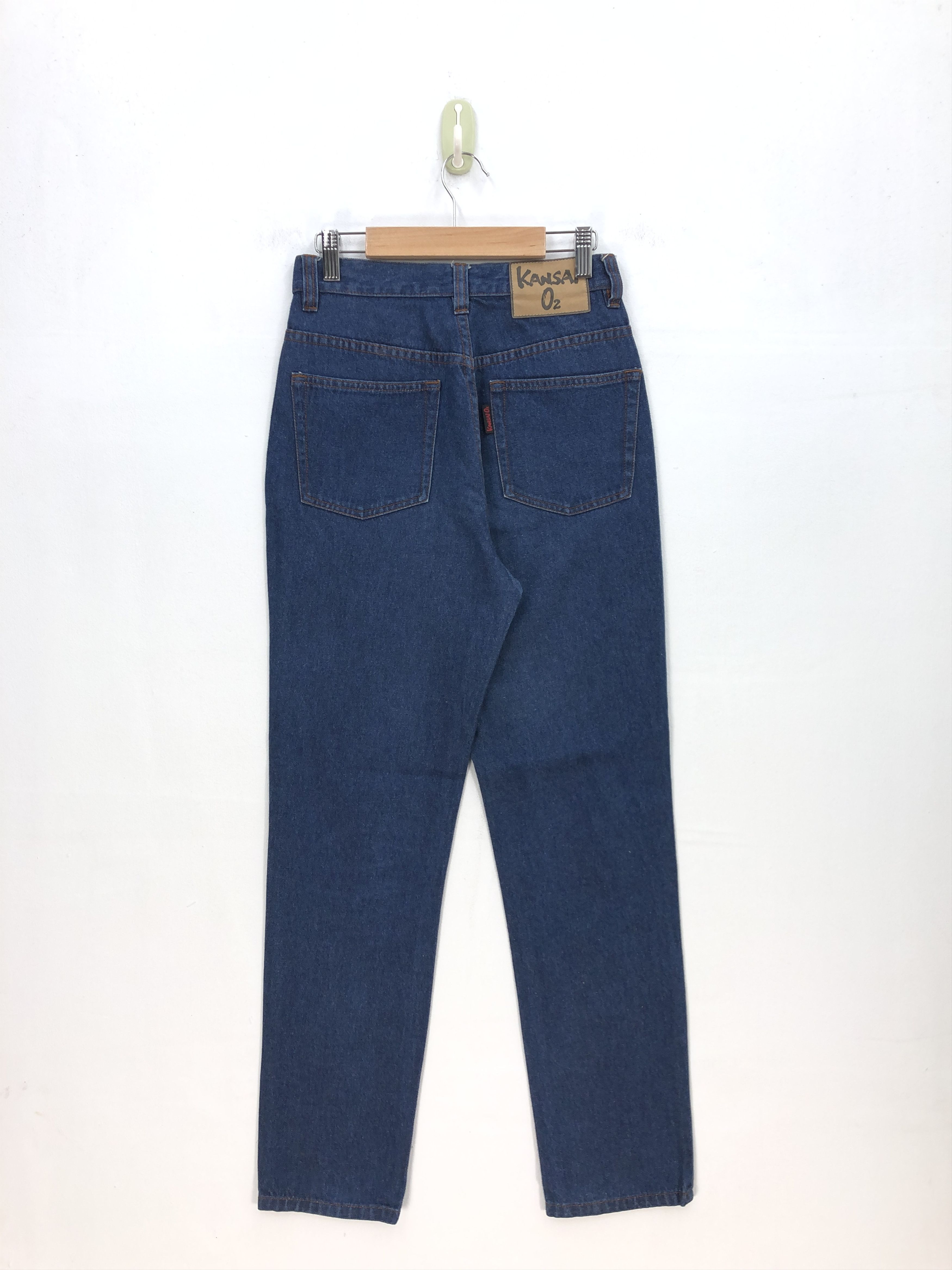Kansai Yamamoto Vintage Kansai O2 Jeans Japanese Designer Denim Pants Size 24" / US 00 / IT 34 - 1 Thumbnail