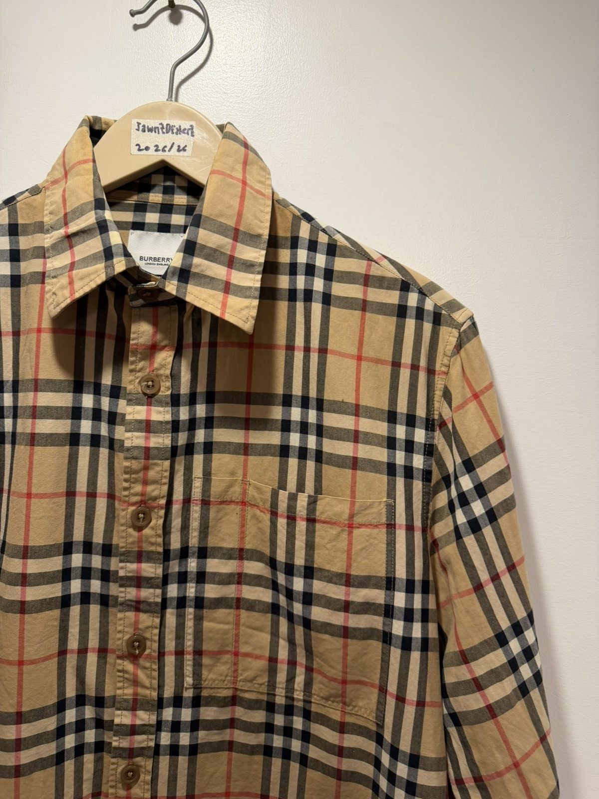 Burberry Burberry London England Shirt “Nova Check) Size US S / EU 44-46 / 1 - 6 Thumbnail