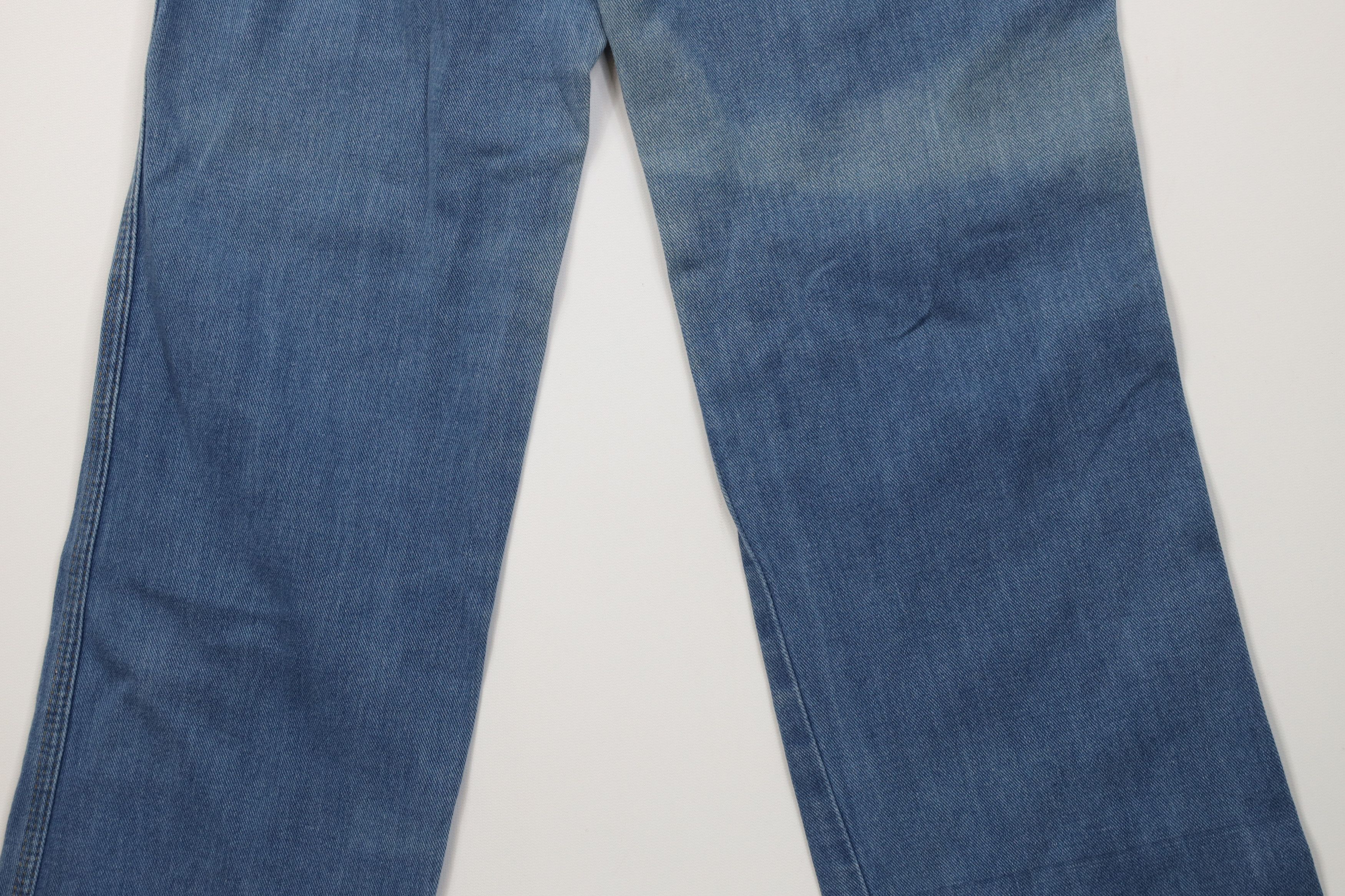 Vintage Vintage 70s Streetwear Flared Denim Jeans Blue Cotton Size 34" / US 12 / IT 48 - 12 Thumbnail