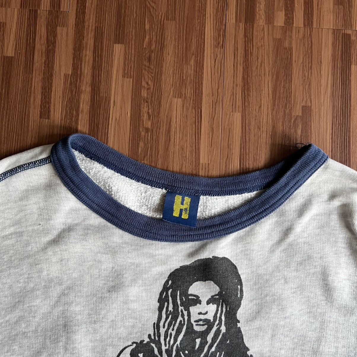 Hysteric Glamour × Japanese Brand × Vintage “HYSTERIC GLAMOUR” TRASHED NAKED GIRL SWEATSHIRT Size M / US 6-8 / IT 42-44 - 12 Thumbnail