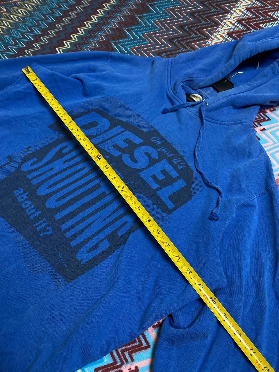 Diesel vintage streetwear Diesel big logo Sweatshirt hoodie Size US XL / EU 56 / 4 - 12 Thumbnail