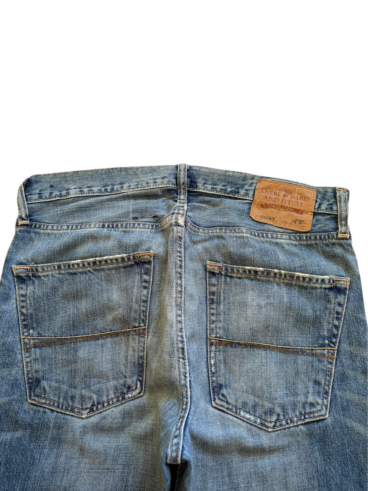 Abercrombie & Fitch Vintage Abercrombie & Fitch Mud Wash Ripped Flare Jeans Size US 34 / EU 50 - 7 Thumbnail