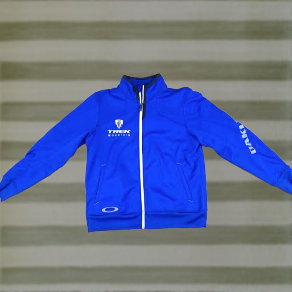 Oakley Oakley Jacket Track Full Zip Racing Blue M Men Regular Polyester Zip Spring Medium Size US M / EU 48-50 / 2 - 1 Thumbnail