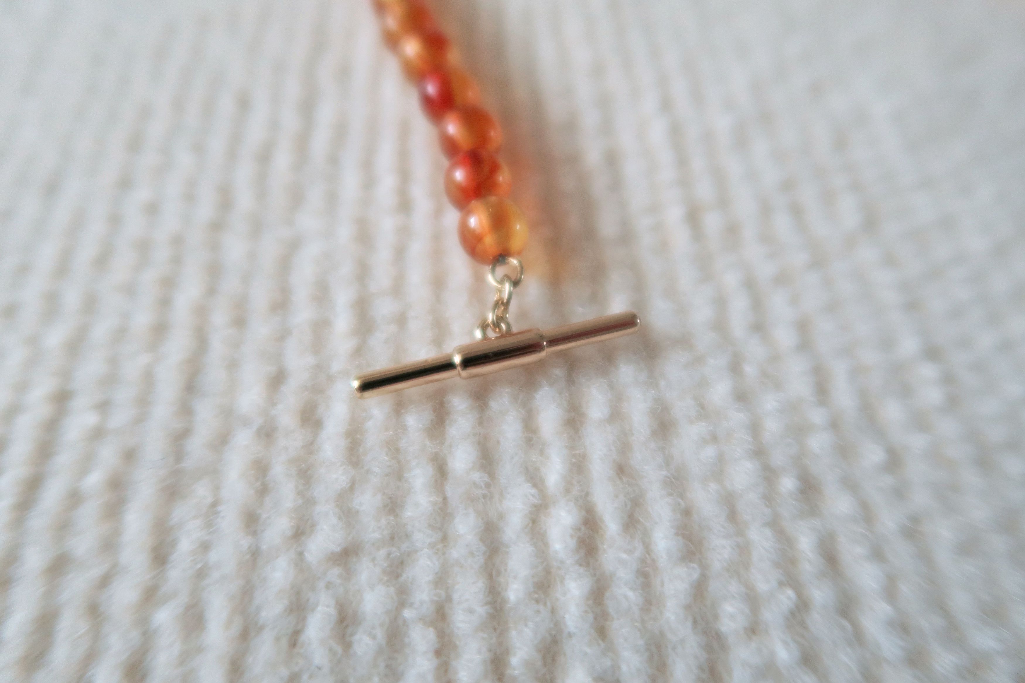 Ralph Lauren Ralph Lauren Unisex RL Polo Charm Brown Beaded Necklace Size ONE SIZE - 7 Thumbnail