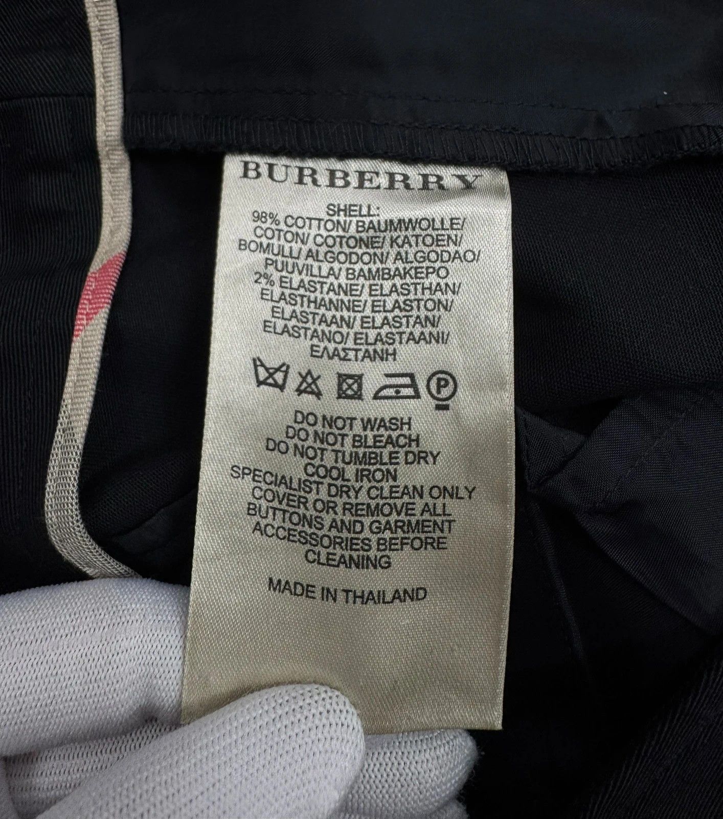 Burberry Burberry Brit Cropped Pants Cotton size UK14 ITA46 Size 32" / US 10 / IT 46 - 10 Thumbnail
