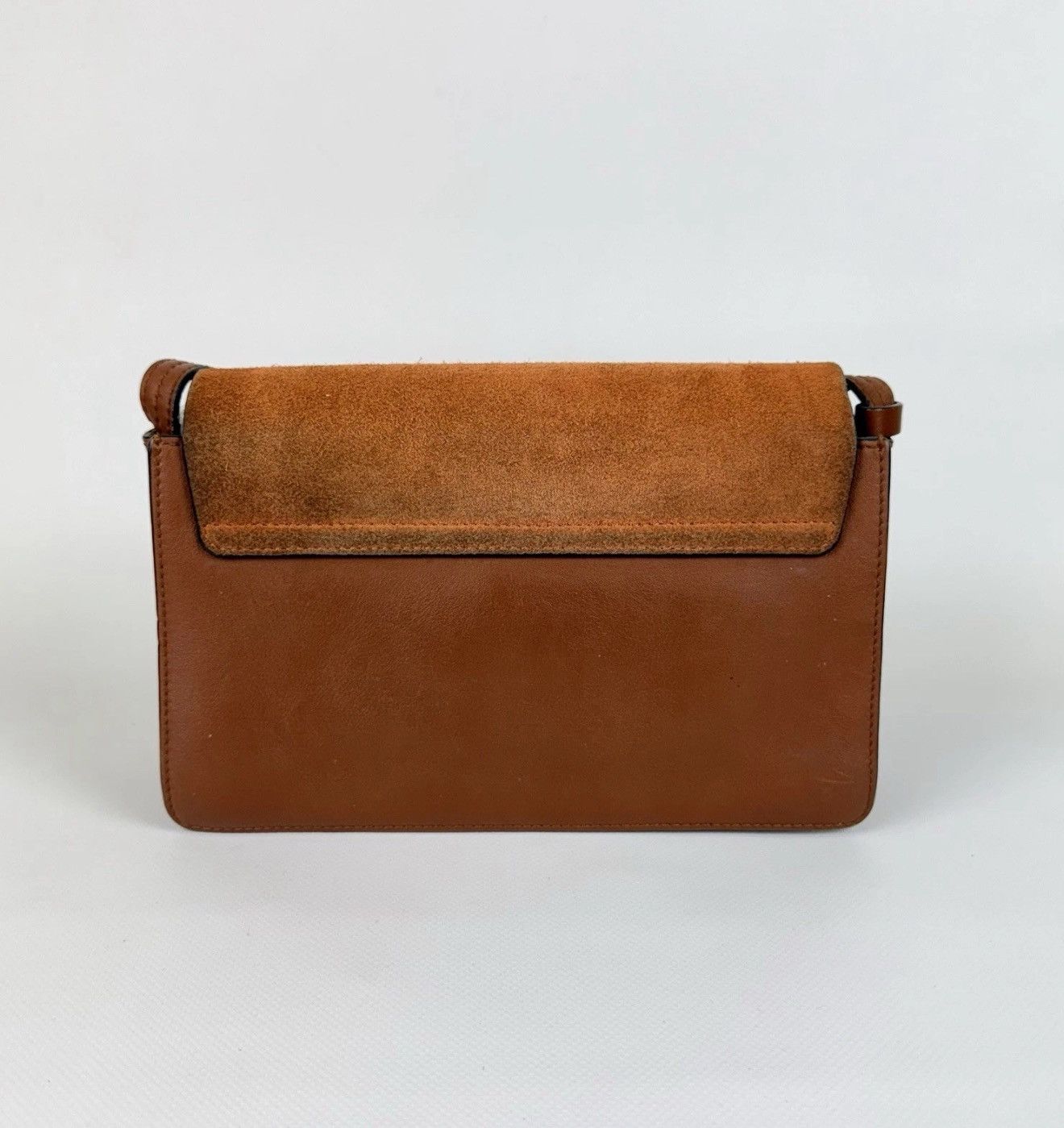 Chloe Chloe Tobacco Leather And Suede Small Faye Bag Shoulder Bag Size ONE SIZE - 7 Thumbnail