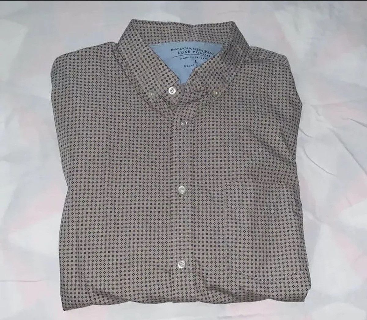 Banana Republic Banana Republic Luxe Poplin Button-Up Shirt Slim Fit Large Size US L / EU 52-54 / 3 - 1 Thumbnail