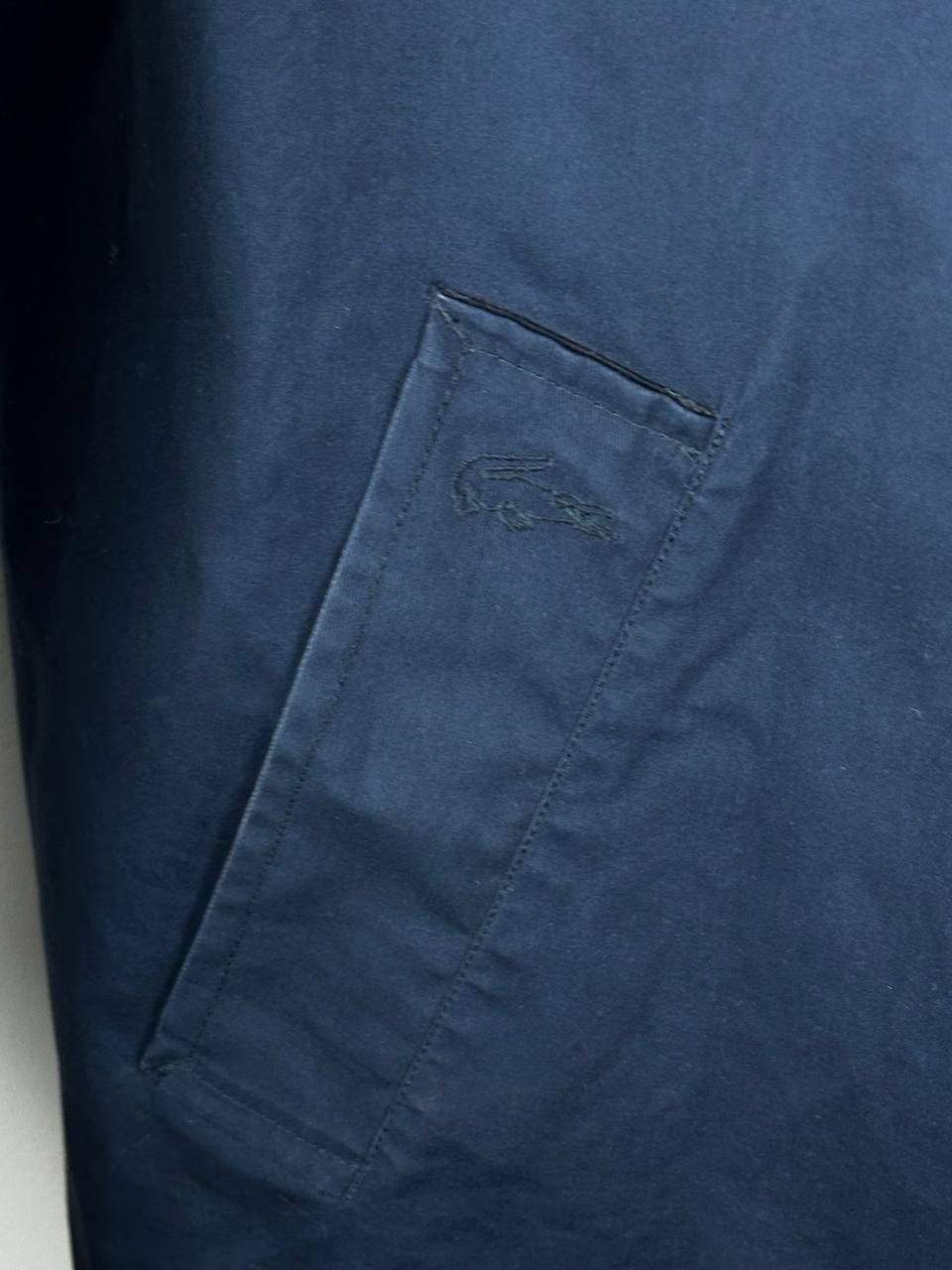 Lacoste Vintage Lacoste Trench Jacket Blue Size US XL / EU 56 / 4 - 4 Thumbnail