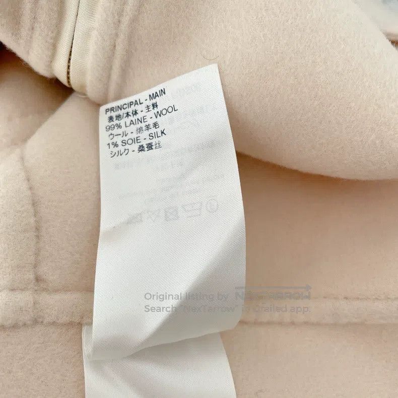 Louis Vuitton Louis Vuitton Beige Sleeveless Sheepwool Dress Size XS / US 0-2 / IT 36-38 - 7 Thumbnail