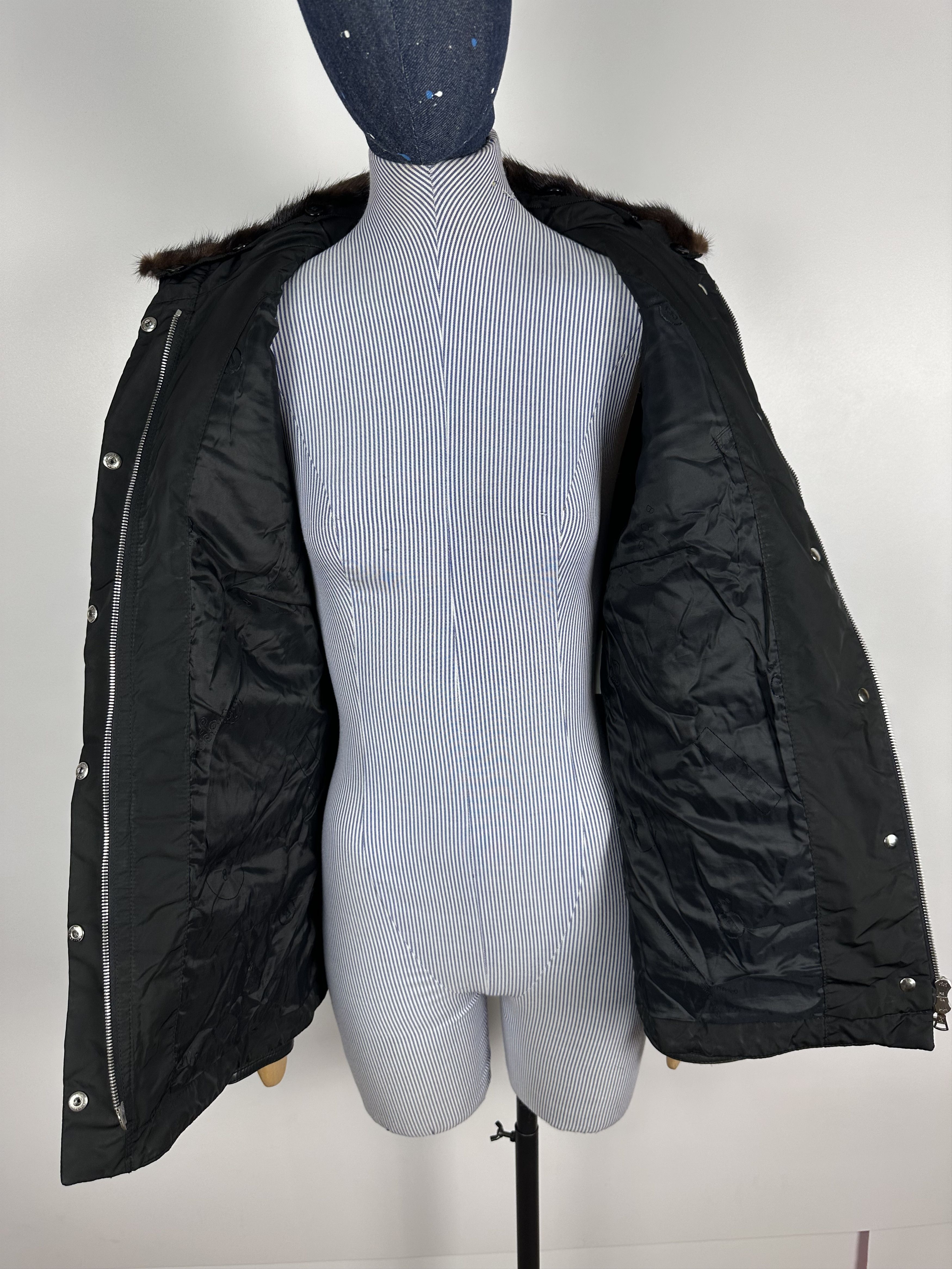 Bogner Bogner Womens Winter Jacket Coat Fur Black Jese L Size L / US 10 / IT 46 - 8 Thumbnail