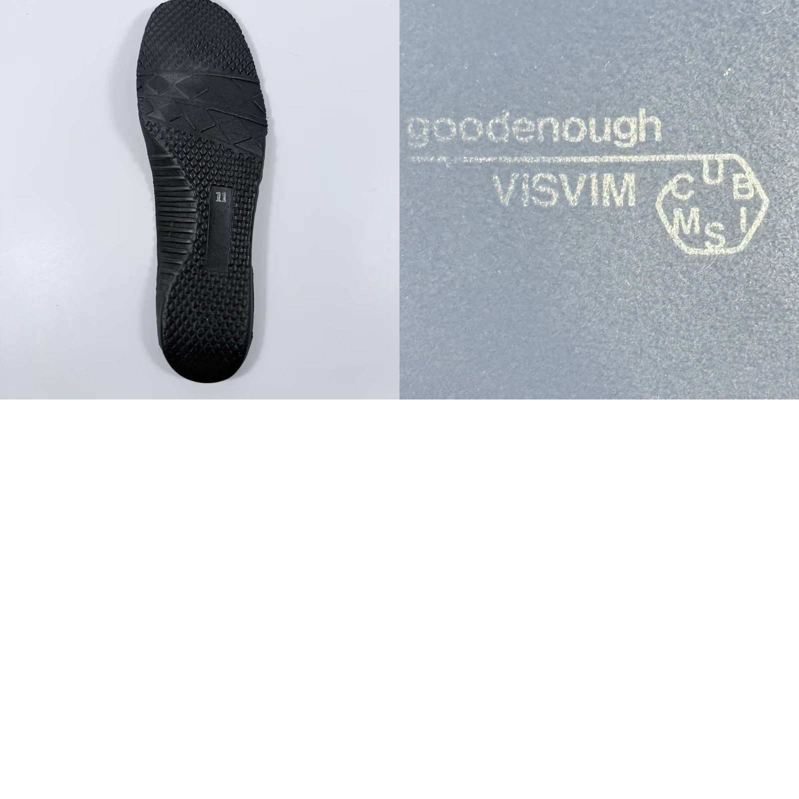 Visvim Visvim x Goodenough Polke Men Casual Shoes Black Nubuck Leather High Top 11 Navy? Size US M / EU 48-50 / 2 - 8 Thumbnail