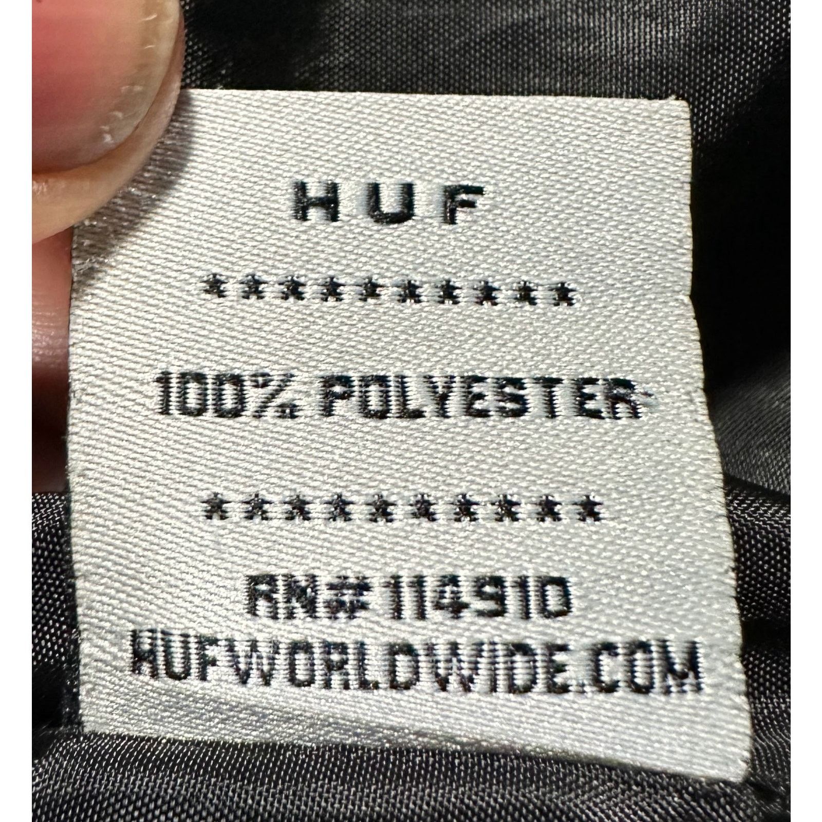 Huf HUF Mens Purple Tie Dye Jacket Lined Windbreaker Pockets XL Size US XL / EU 56 / 4 - 11 Thumbnail