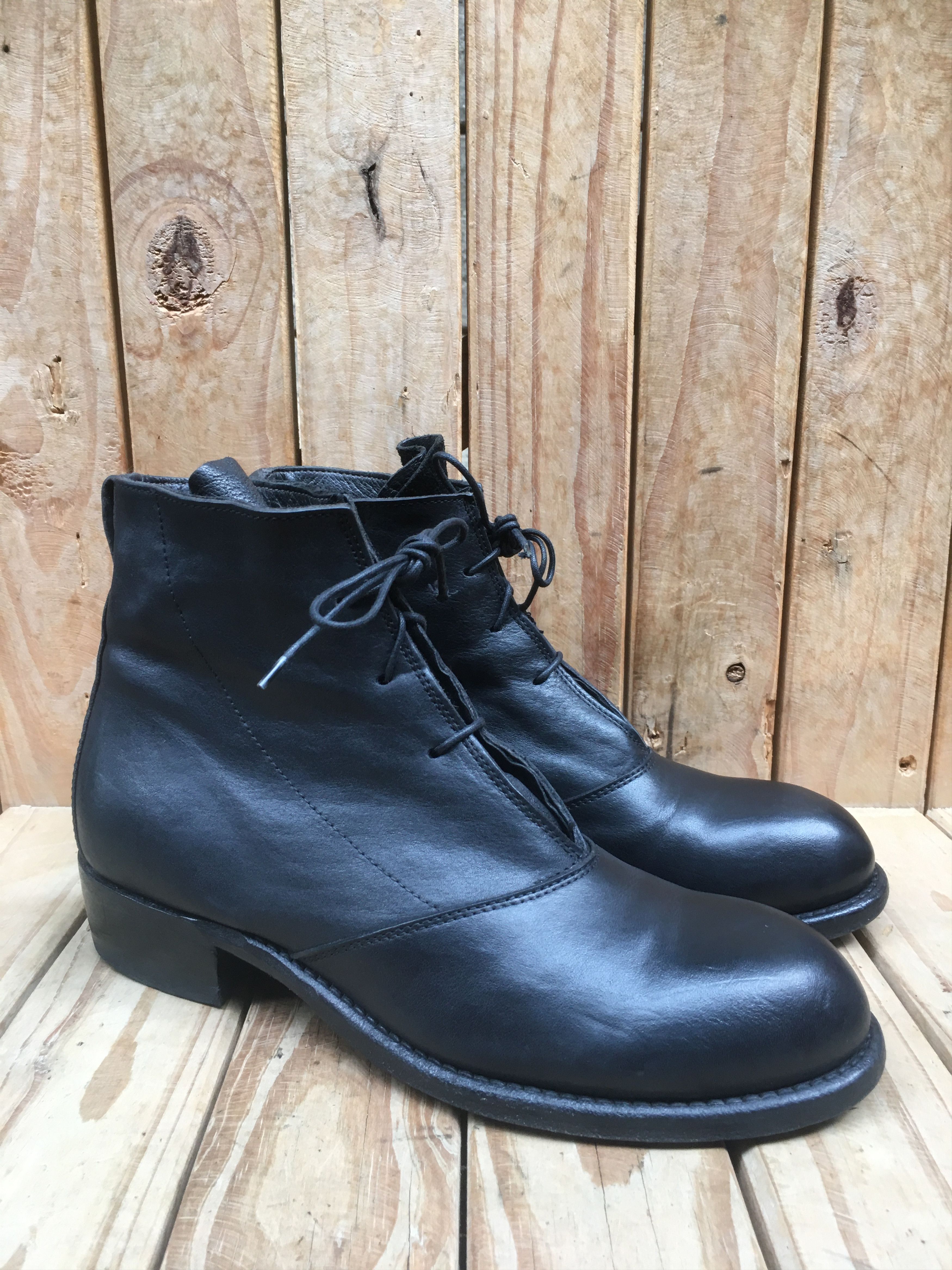 MoMA Moma black Women's leather boots SIZE EUR 40 Size US 10 / IT 40 - 4 Thumbnail