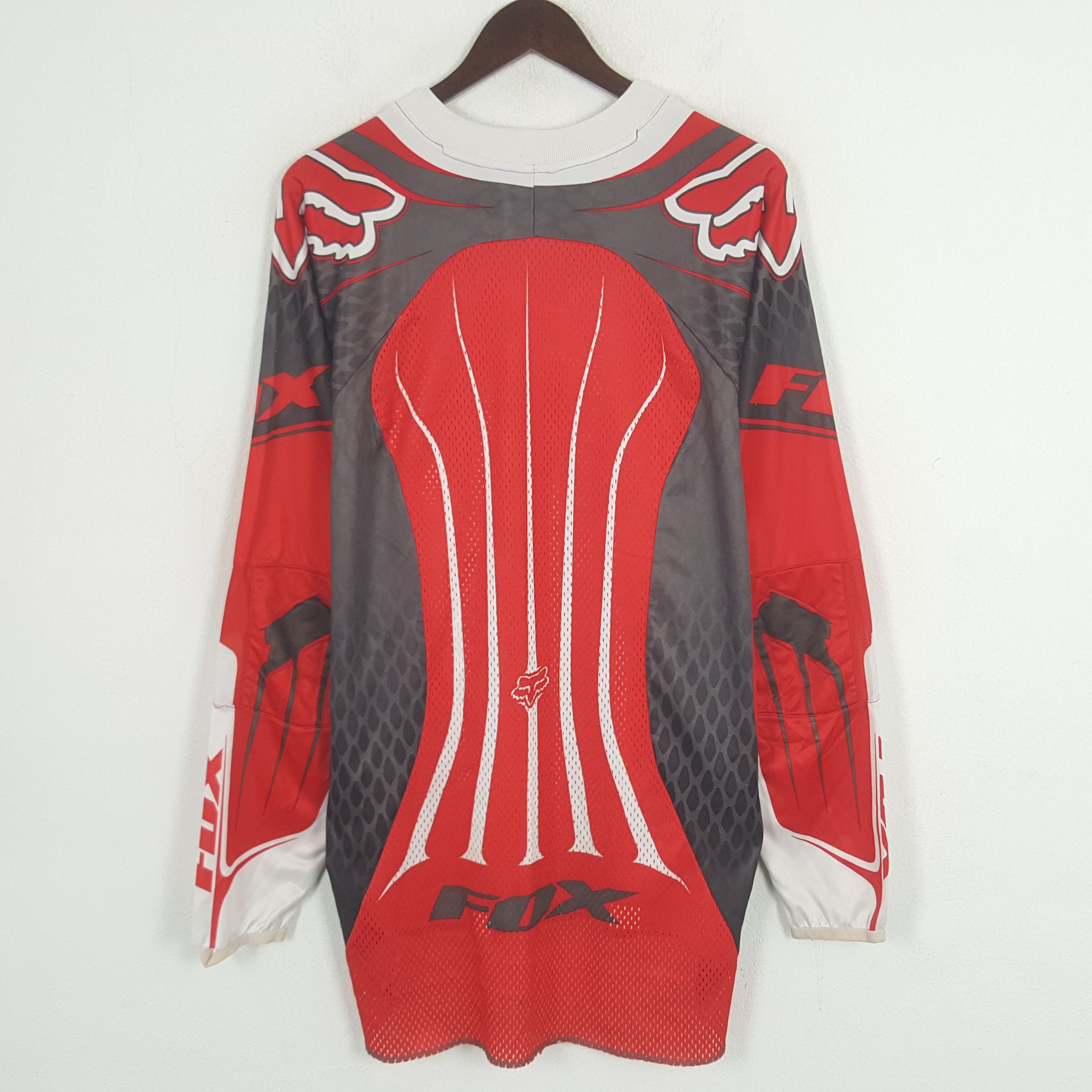 Fox Racing × Vintage Vintage Fox Racing Motocross Jersey Tshirt Size US XL / EU 56 / 4 - 3 Thumbnail