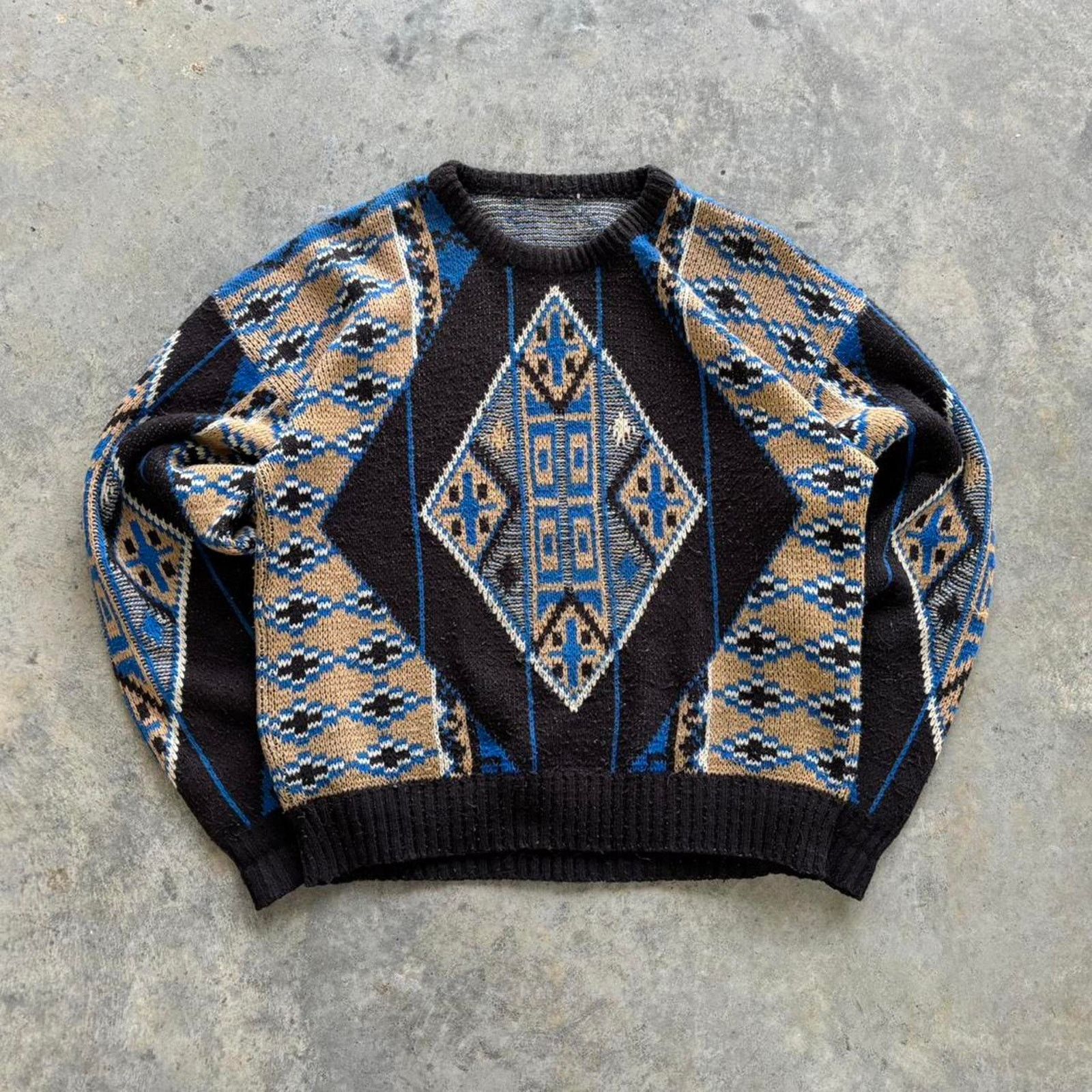 Coogi × Ralph Lauren × Vintage 90s Grandpa Style Sweater Size US XL / EU 56 / 4 - 1 Thumbnail