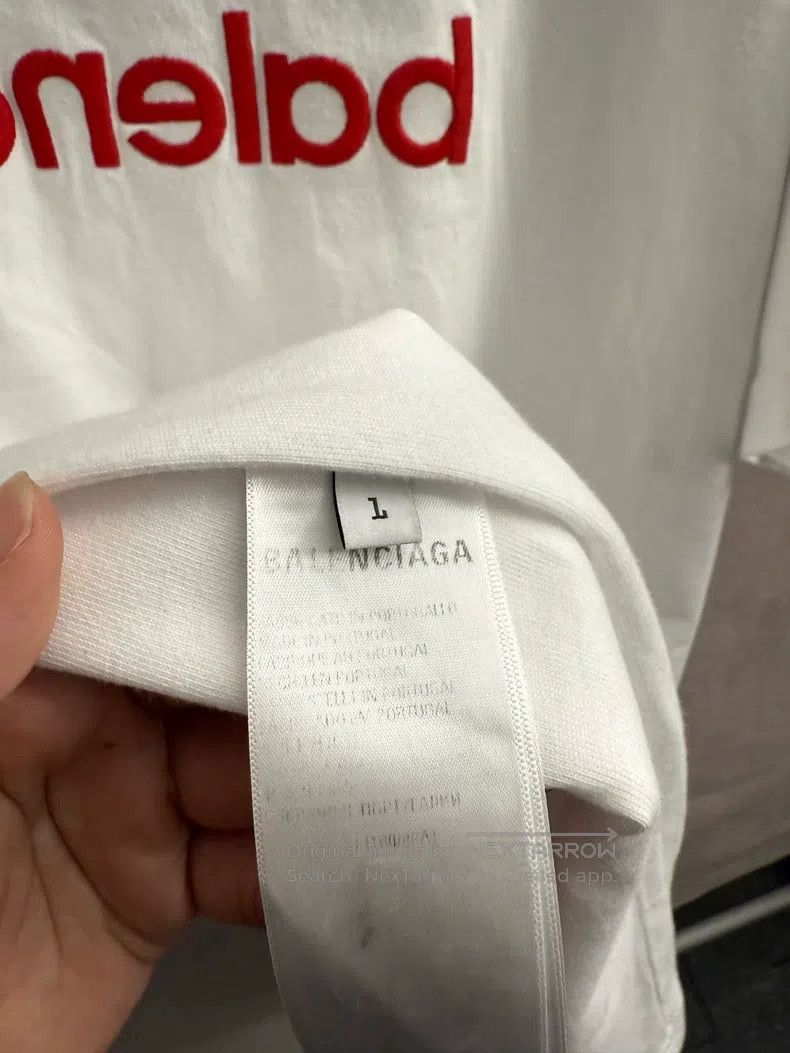 Balenciaga Balenciaga Logo letter embroidery short-sleeve T-shirt Size US S / EU 44-46 / 1 - 6 Thumbnail
