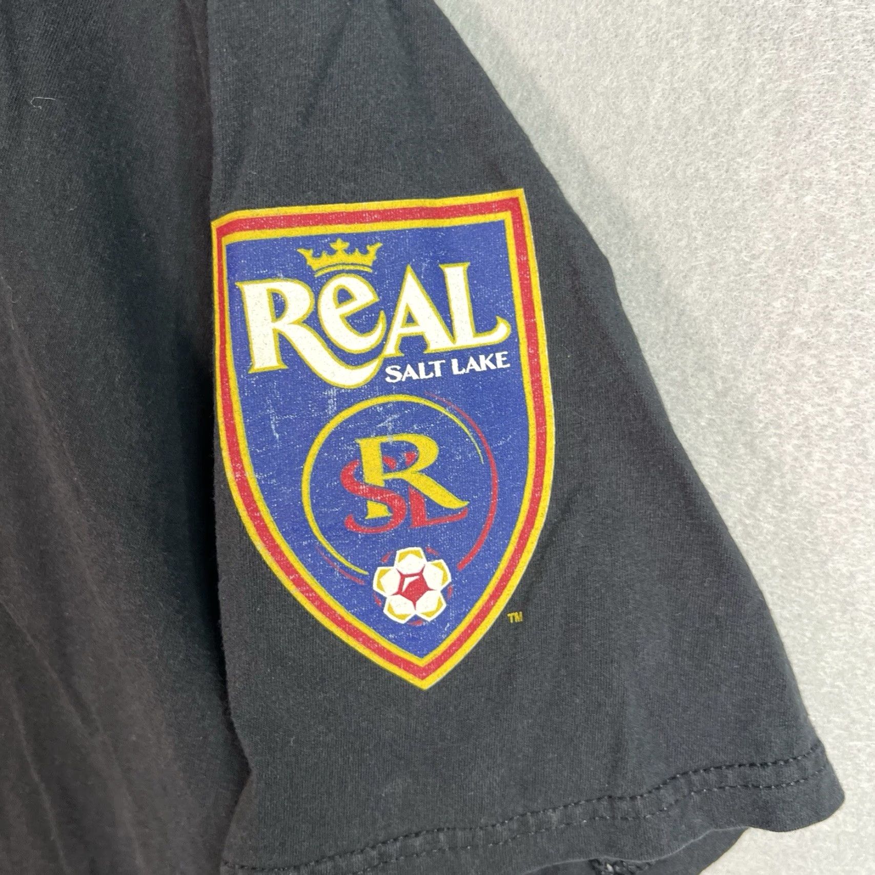 Adidas VINTAGE Adidas Go To Real Salt Lake Soccer T Shirt Adult XL Black Mens Size US XL / EU 56 / 4 - 6 Thumbnail
