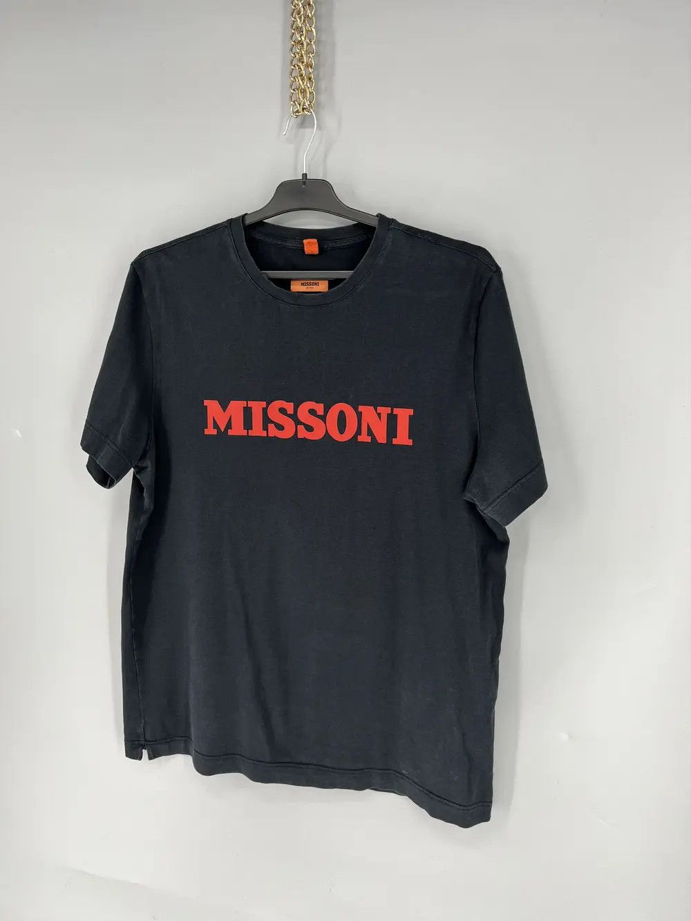 Missoni Vintage Missoni Spellout Logo Tshirt Size M Size US M / EU 48-50 / 2 - 3 Thumbnail