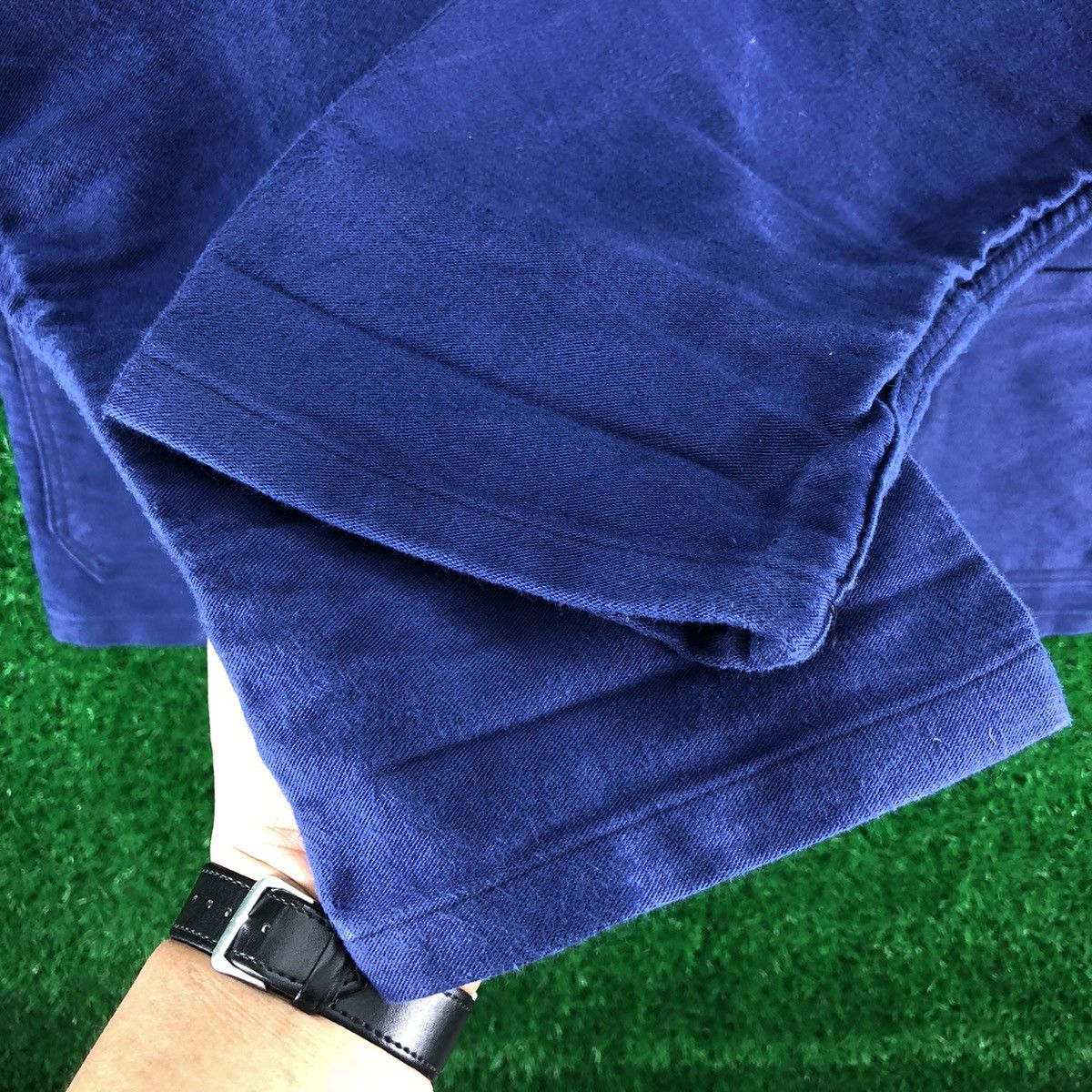 Le Laboureur Vintage 70's Europe Workwear Chore Jacket Indigo Blue Size US XL / EU 56 / 4 - 9 Thumbnail
