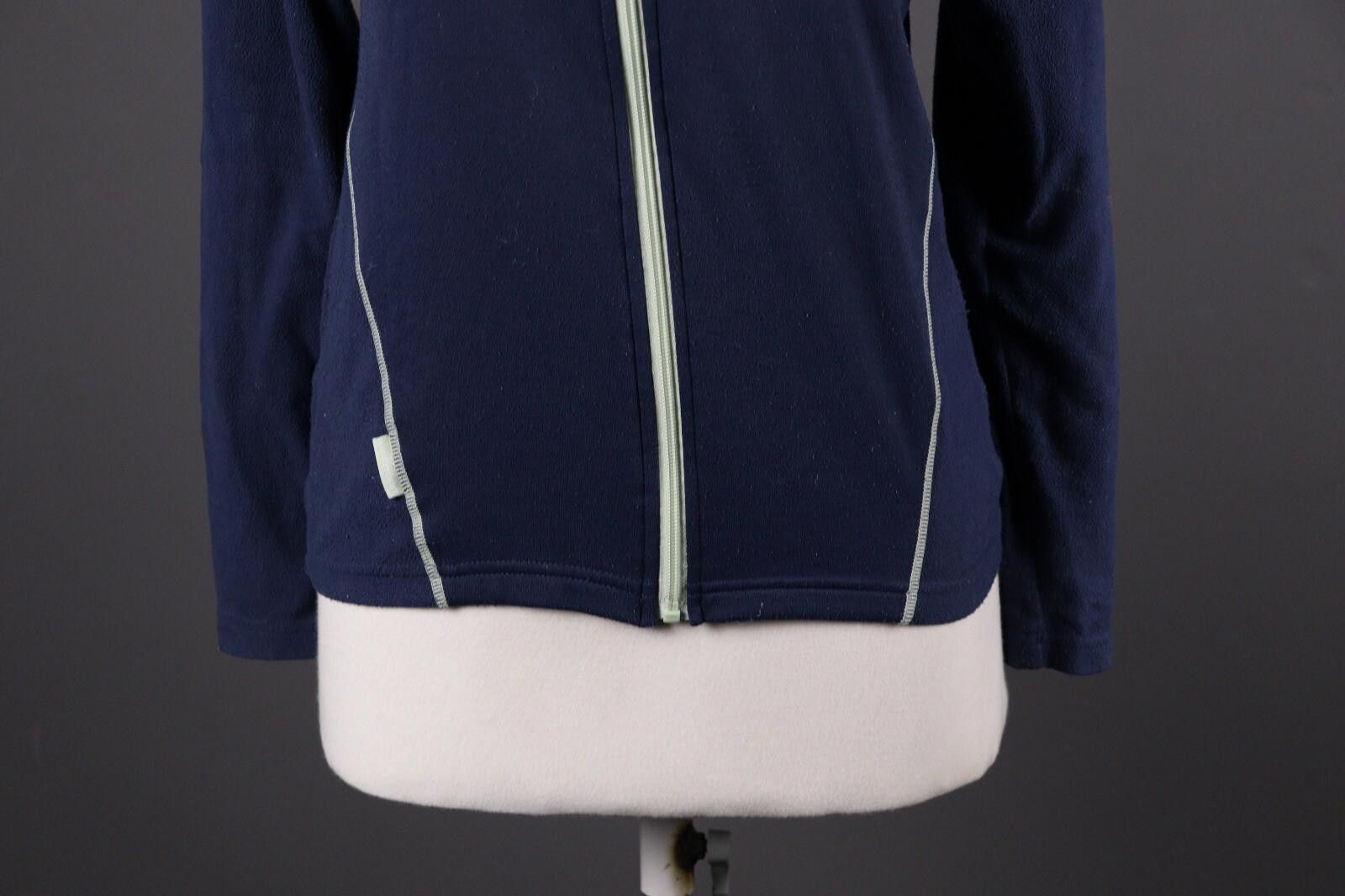 Designer Kari Traa Blue Full Zip Fleece Sweater Size S Size S / US 4 / IT 40 - 4 Thumbnail