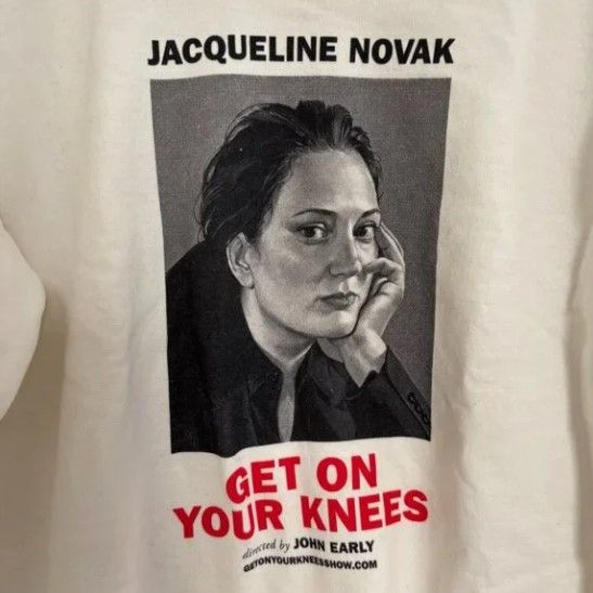 Other Jacqueline Novak Get On Your Knees White Sweatshirt Size S / US 4 / IT 40 - 3 Thumbnail