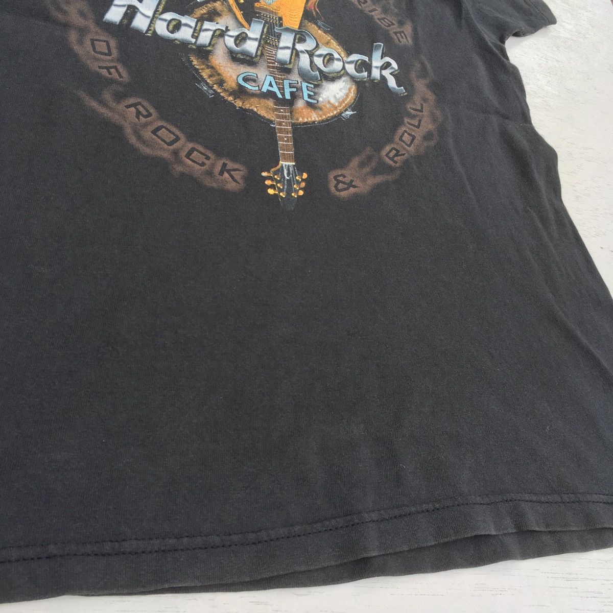 Hard Rock Cafe Rare Sun Faded Vintage 90s Hard Rock Cafe Honolulu Size US S / EU 44-46 / 1 - 21 Thumbnail