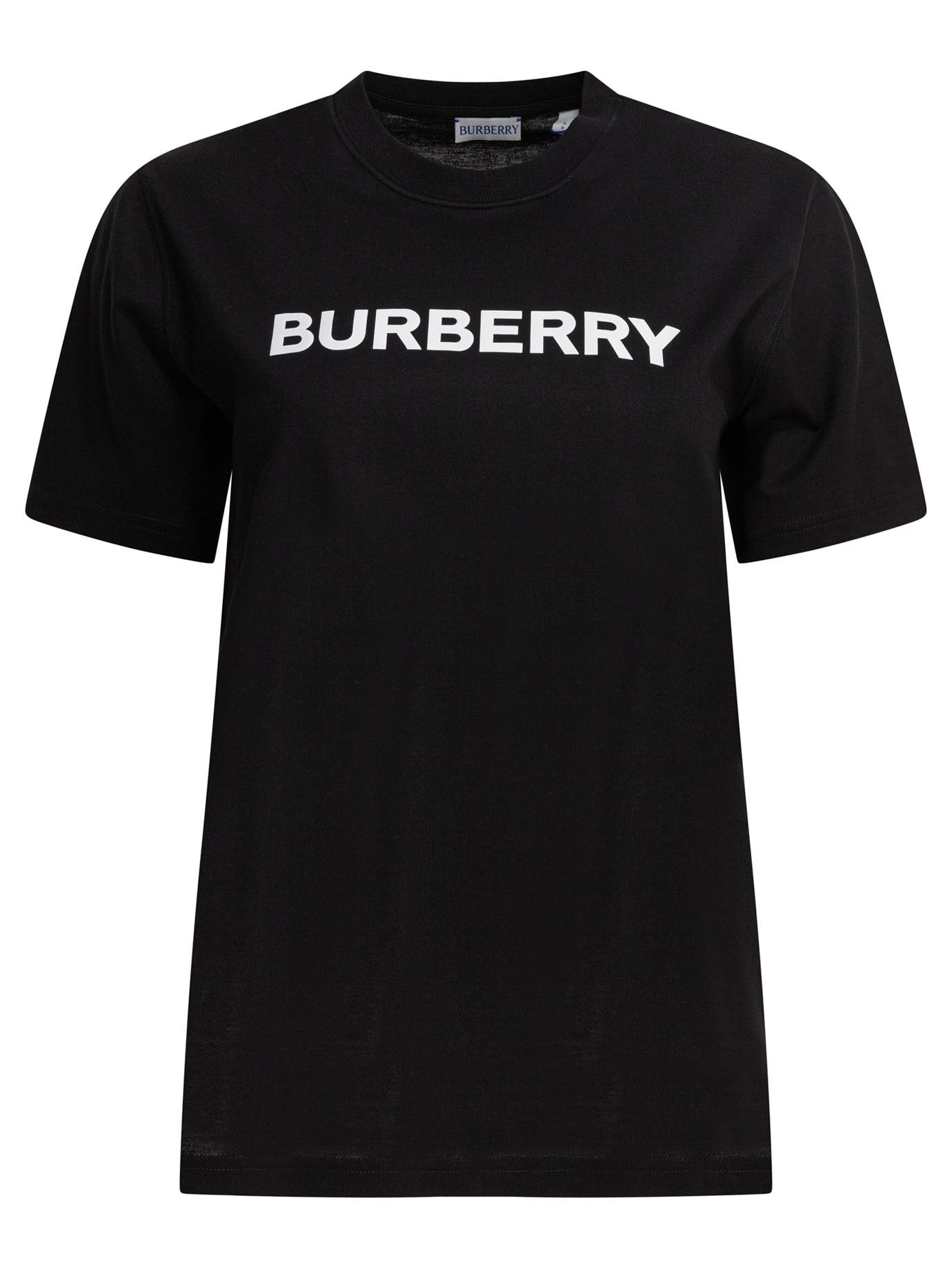 Burberry Crew-Neck T-Shirt With Logo Size XS / US 0-2 / IT 36-38 - 1 Thumbnail