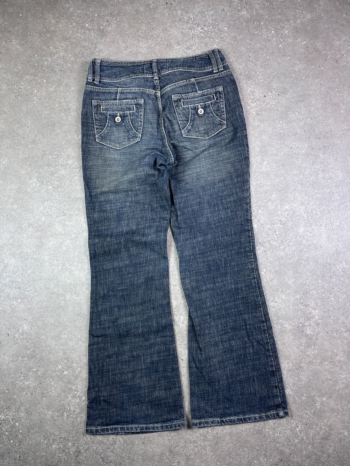 Japanese Brand × Vintage Vintage Y2K NEXT Flared Denim Jeans Archive Pants Size 34" / US 12 / IT 48 - 2 Thumbnail