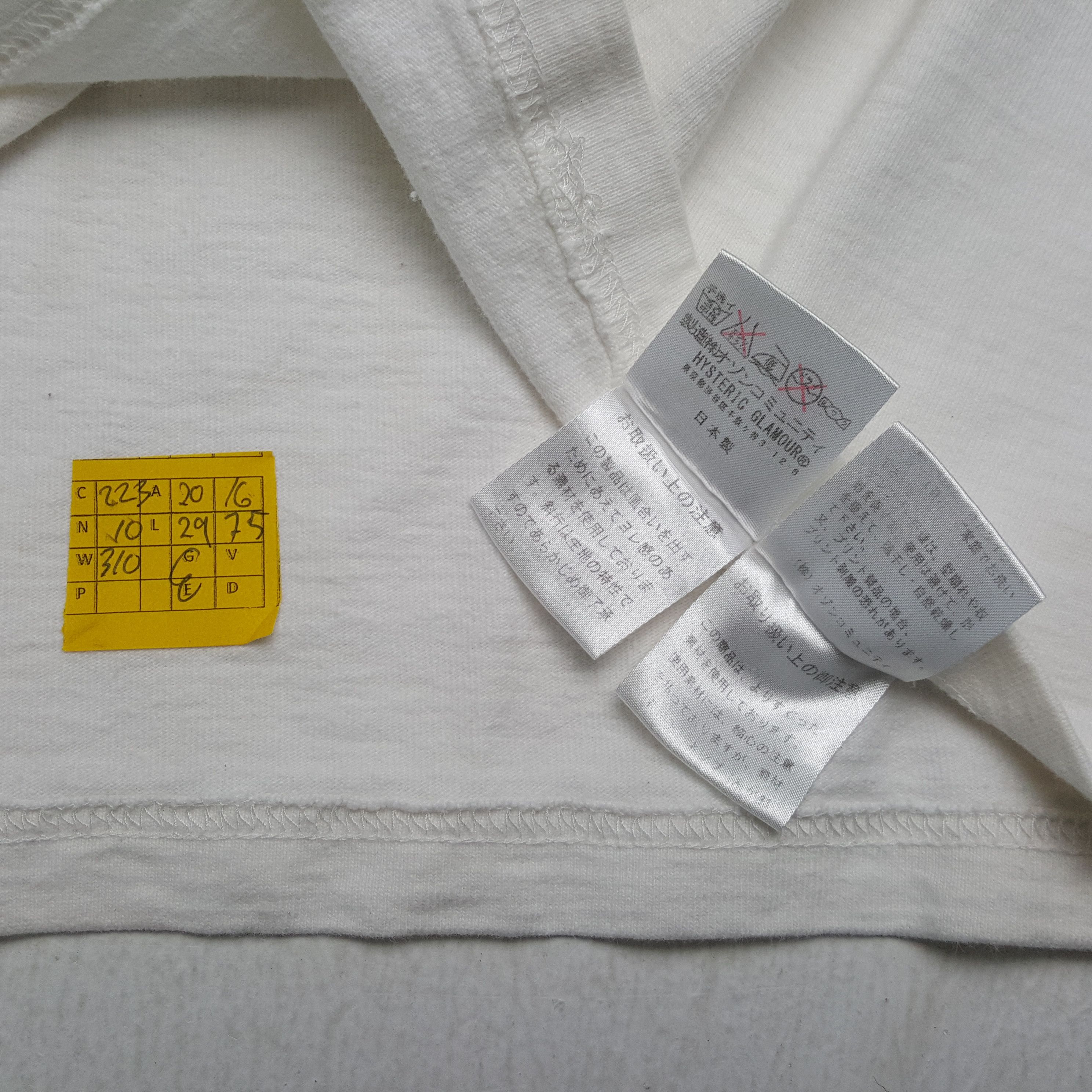 Hysteric Glamour × Japanese Brand × Vintage Vintage HYSTERIC GLAMOUR WATARU KOMACHI Japan Brand T-Shirts Size US M / EU 48-50 / 2 - 4 Thumbnail