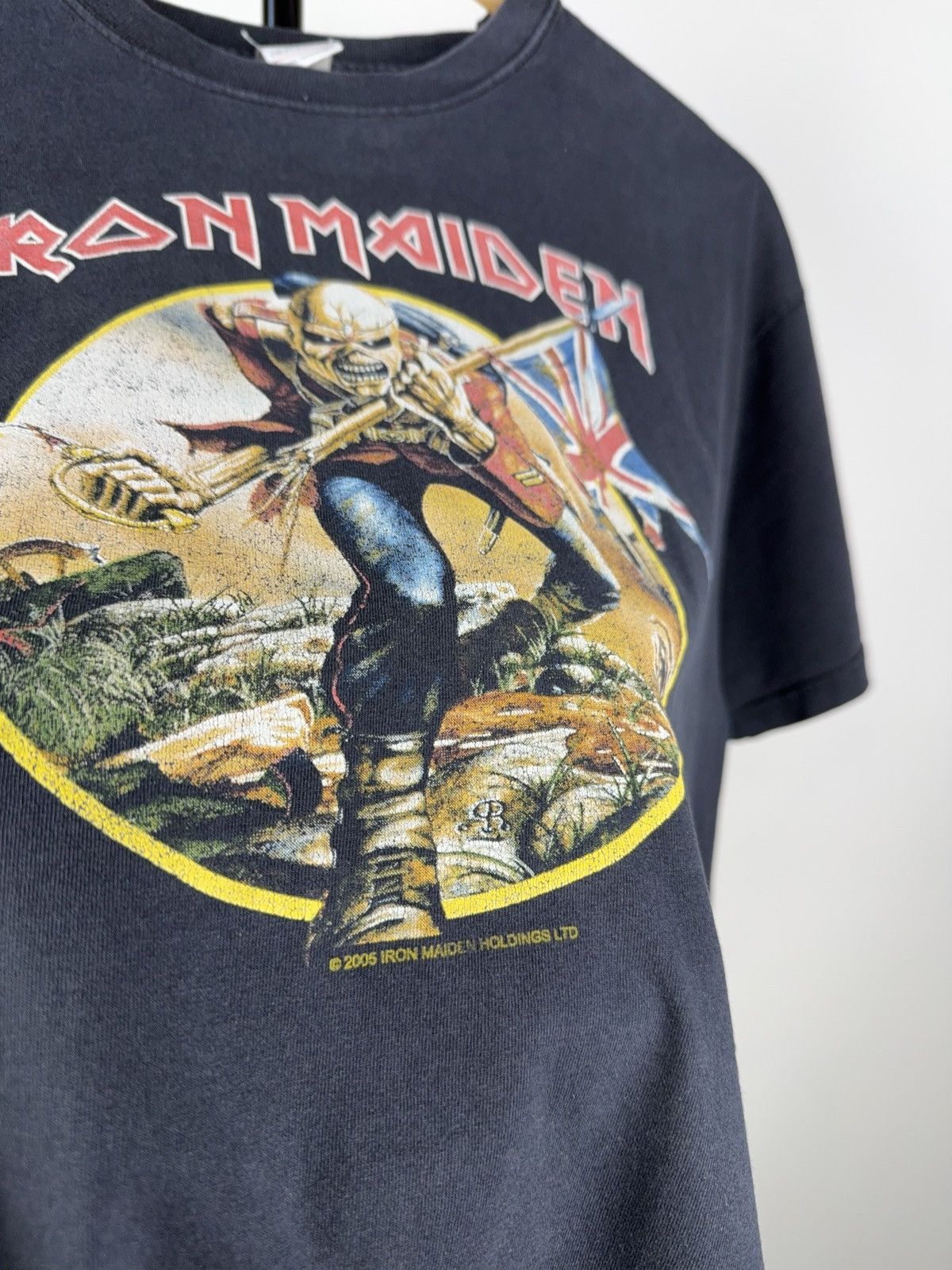 Band Tees × Iron Maiden Vintage Iron Maiden 2005 Tour Tee Somewhere Back In Time L Size US L / EU 52-54 / 3 - 4 Thumbnail