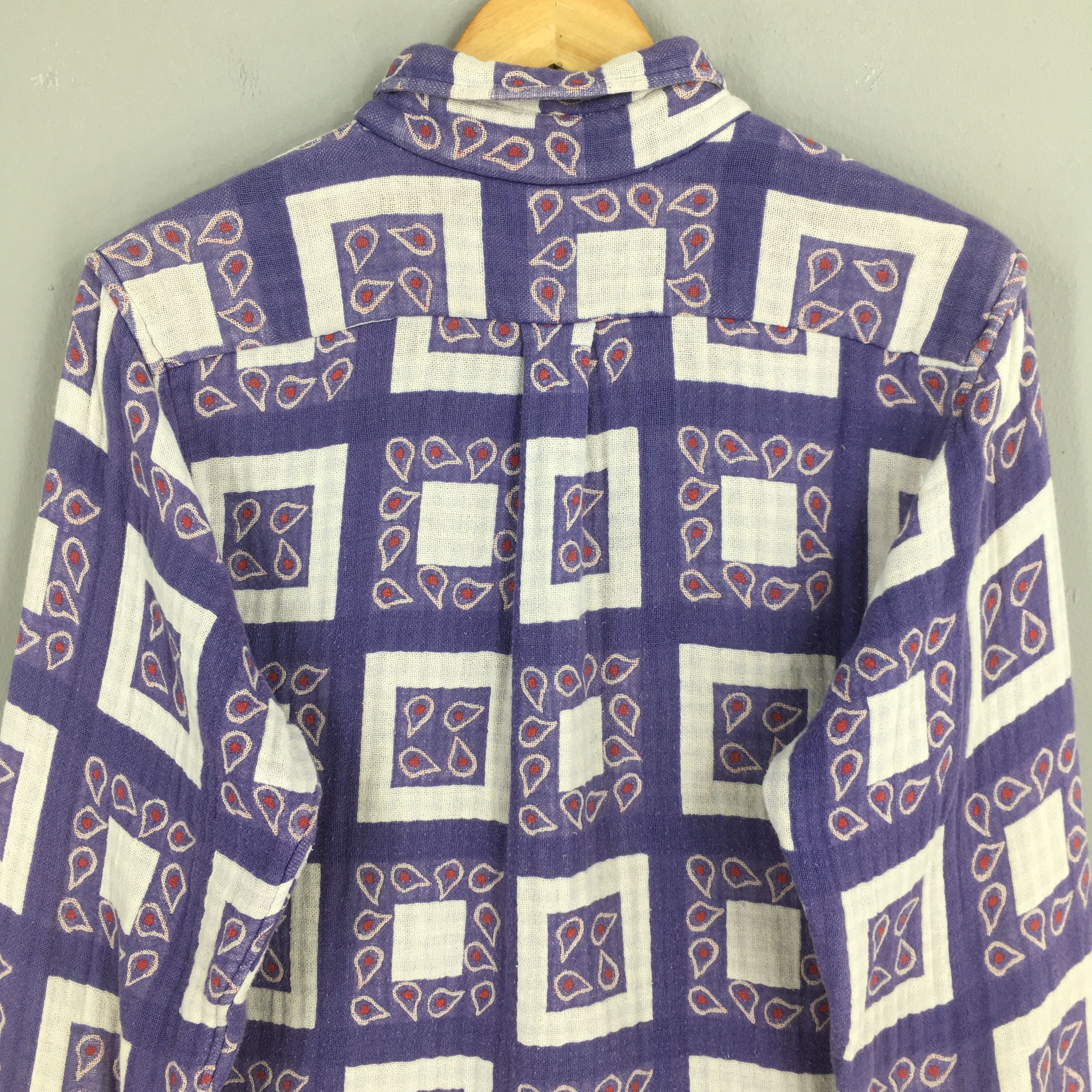 Sugar Cane Sugar Cane Japan Men Abstract Plaid Checkered Shirt Medium Size US M / EU 48-50 / 2 - 8 Thumbnail