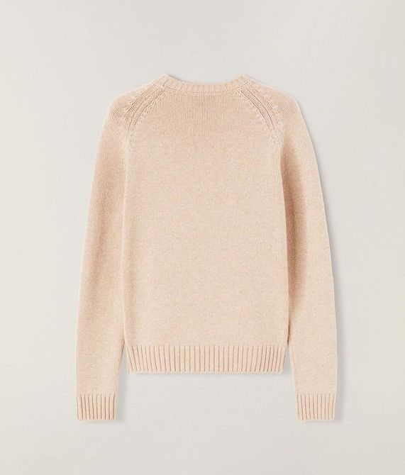 Loro Piana o1srvl11e0824 Parksville Crewneck Sweater in Beige Size XXL / US 16-18 / IT 52-54 - 2 Thumbnail