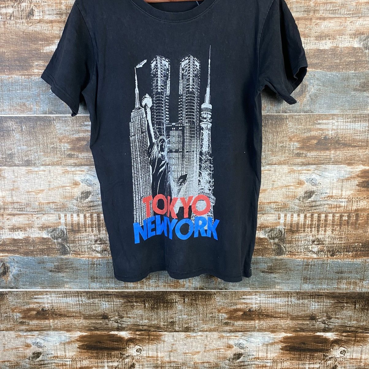 Vintage DL St Lauren 1976 Paris Black T-Shirt #C1186 Size M / US 6-8 / IT 42-44 - 3 Thumbnail