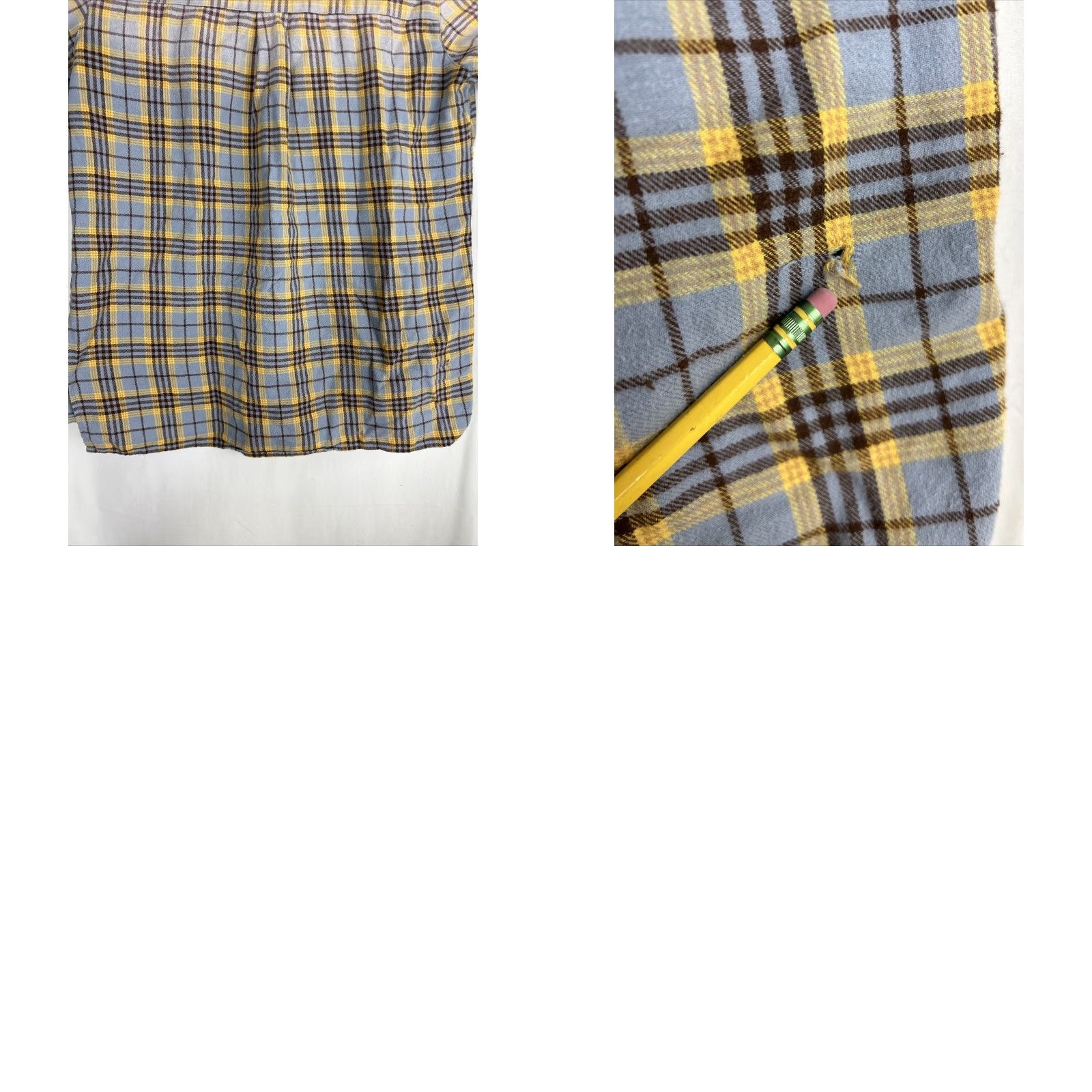 Vintage BKE Womens Long Sleeve Flannel Button-Up Plaid Blue Brown Ombre M Shirt Womens Size M / US 6-8 / IT 42-44 - 9 Thumbnail