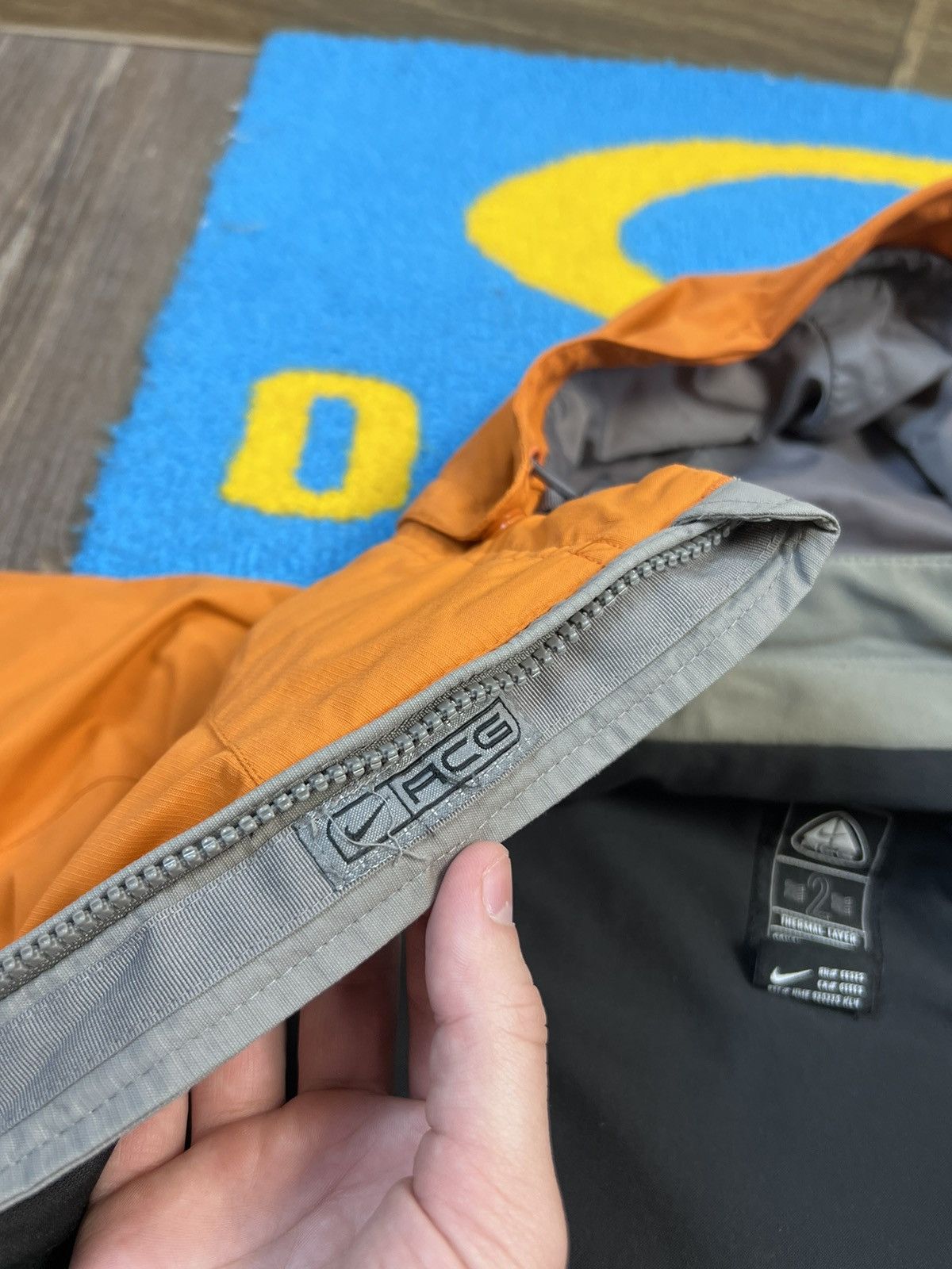 Nike × Nike ACG × Vintage Vintage Nike ACG Winter Jacket With Thermal Lining Orange Size US XL / EU 56 / 4 - 15 Thumbnail