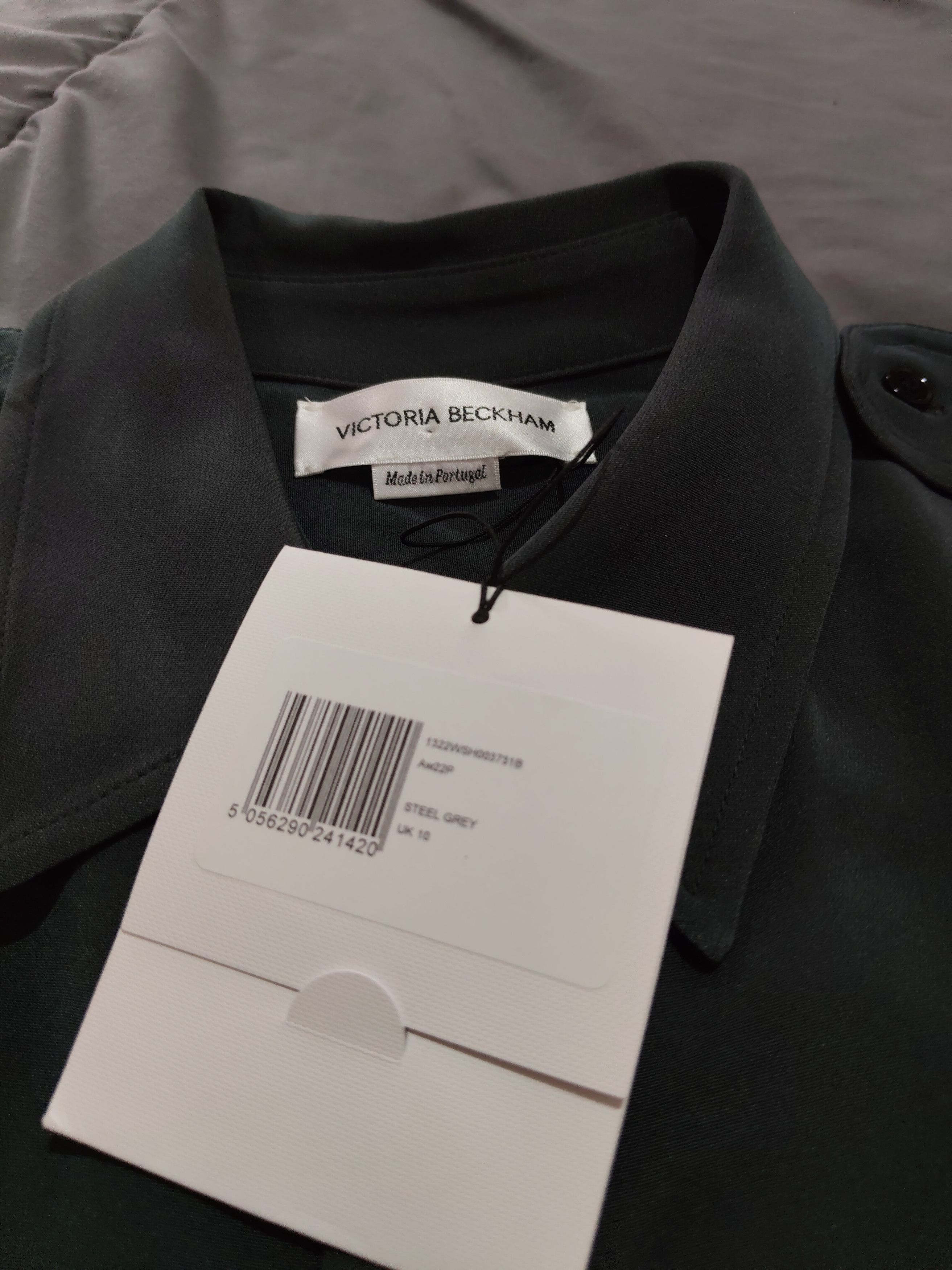 Victoria Beckham Victoria Beckham Fitted Utility Shirt Steel Grey Size M / US 6-8 / IT 42-44 - 6 Thumbnail