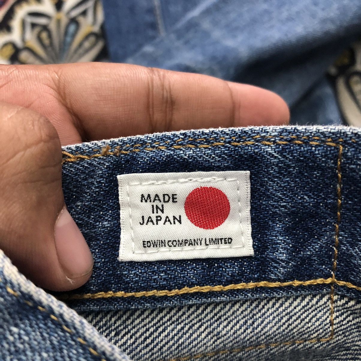 Edwin Edwin 505 Ragged Selvedge Regular Denim Jeans Size US 30 / EU 46 - 16 Thumbnail