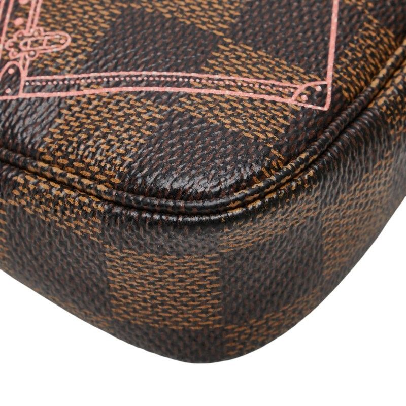 Louis Vuitton Louis Vuitton Damier Mini Pochette Accessoire Pouch N41433 Size ONE SIZE - 5 Thumbnail