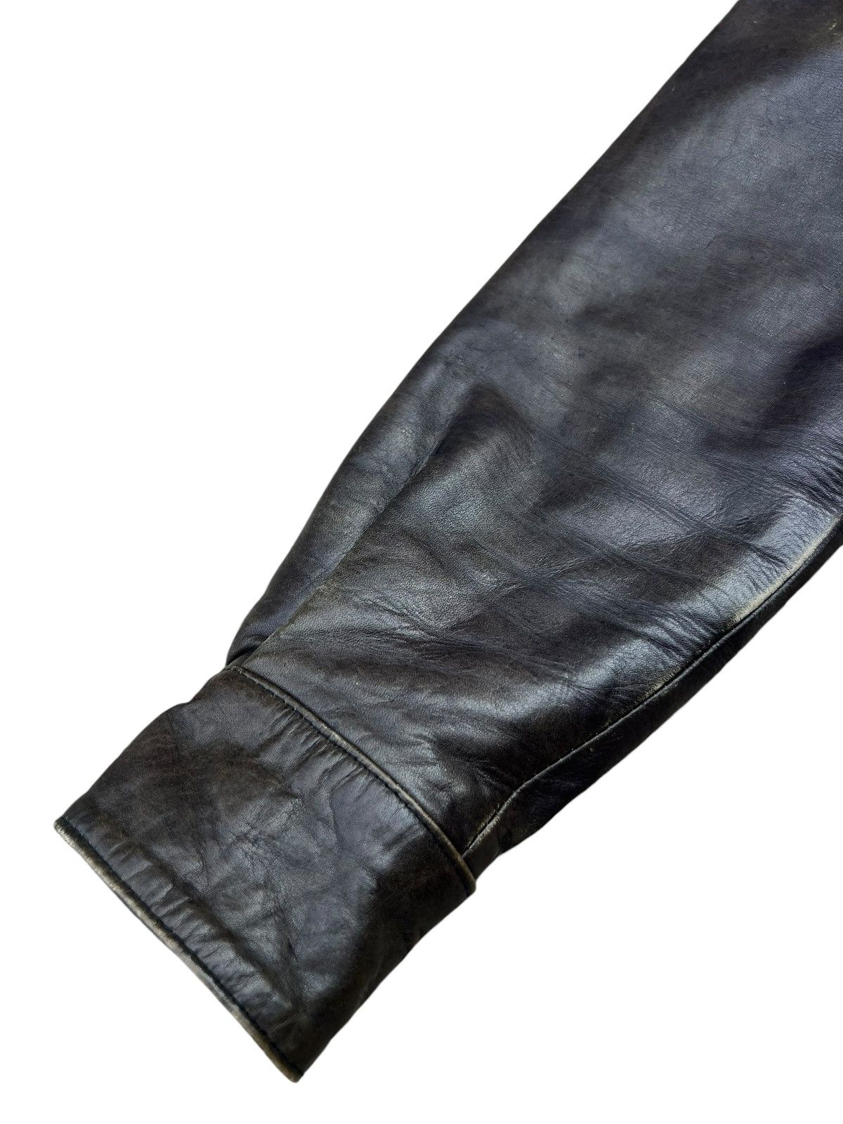 Leather Vintage HIDESIGN Fade Patina Leather Jacket Cropped Size US S / EU 44-46 / 1 - 10 Thumbnail