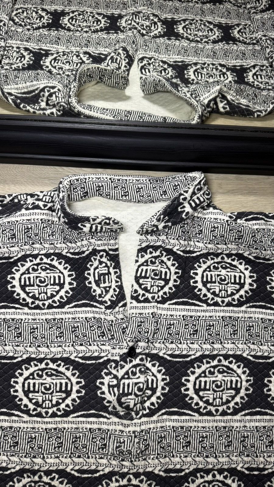 Other Vintage 1990s Aztec / Mayan All Over Print Crewneck Size US XL / EU 56 / 4 - 6 Thumbnail