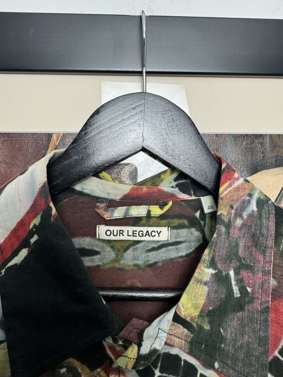 Our Legacy Our Legacy Box Shirt Fullprint Peace Crowd Avant Garde Rare Size US M / EU 48-50 / 2 - 4 Thumbnail
