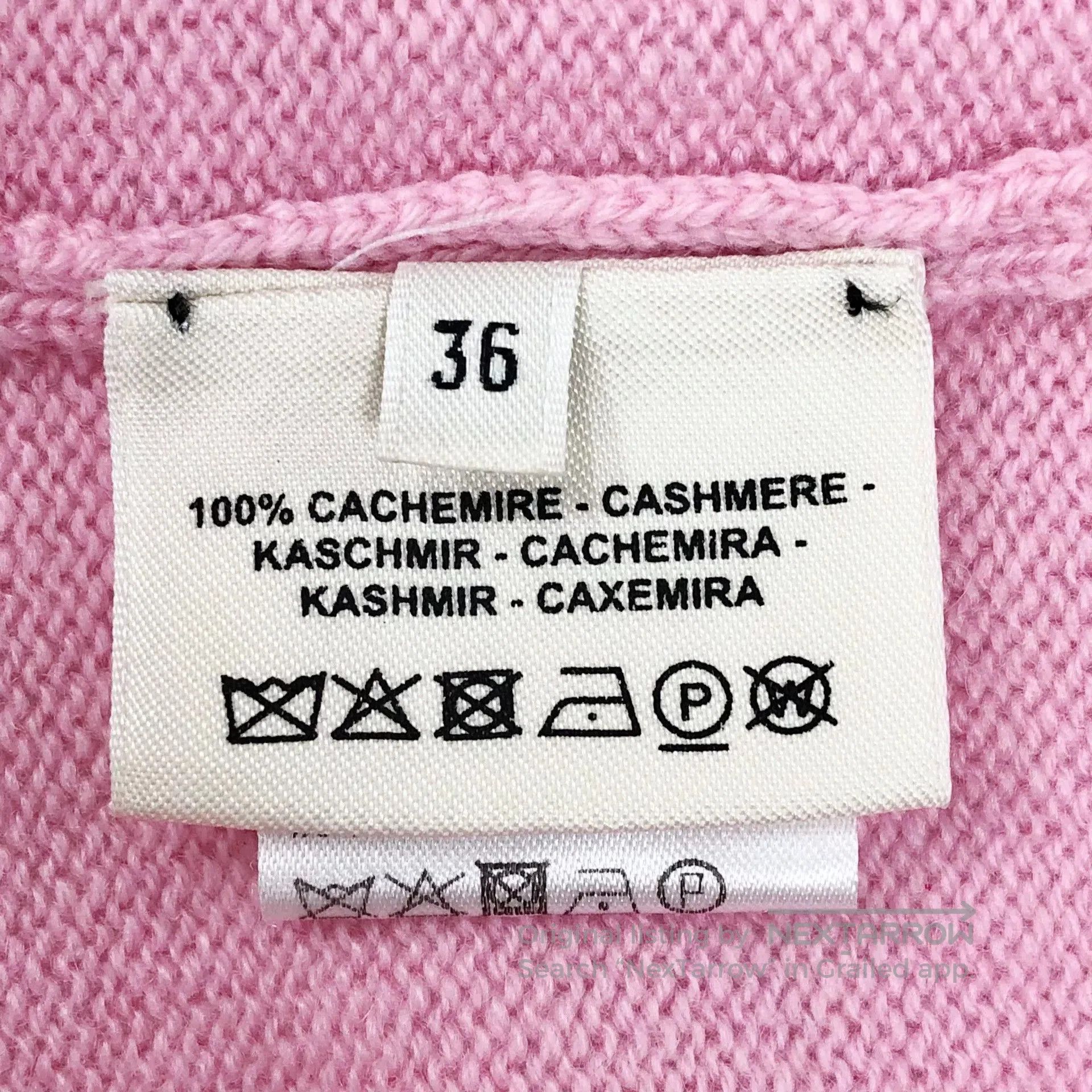 Hermes Hermes Pink Cashmere Knit Top. Size US XS / EU 42 / 0 - 4 Thumbnail
