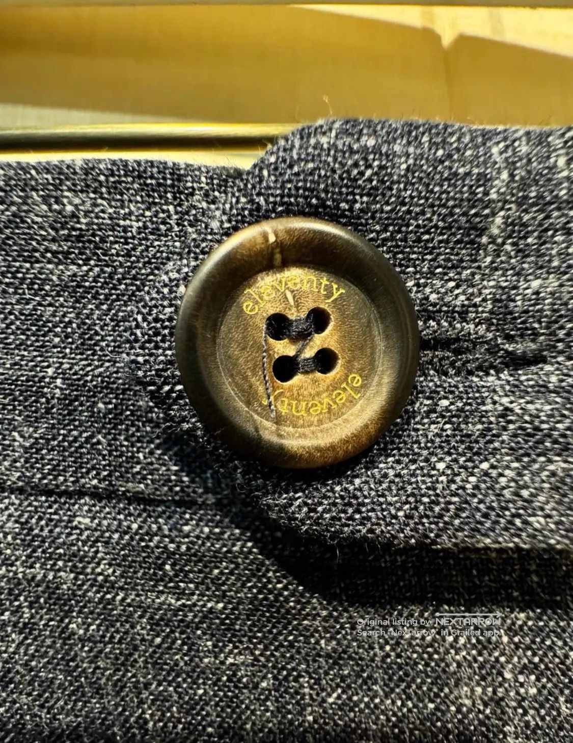 Eleventy Casual Trousers Crafted From Loro Piana Dddd72608 in Blue, Men's (Size 38) — image 3 of 6