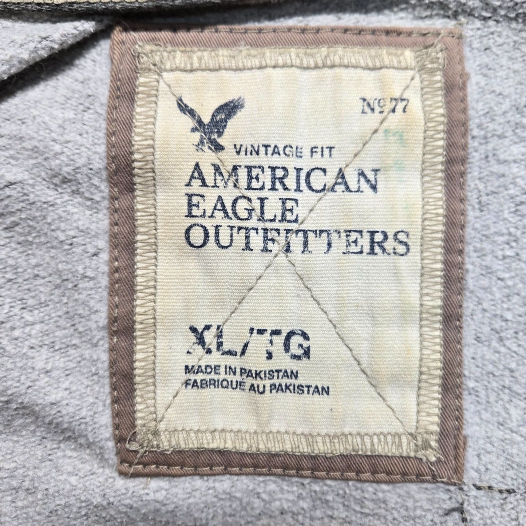 American Eagle Outfitters American Eagle Outfitters Hoodie Mens XL Gray Sweatshirt Long Sleeve Pullover Graphic Print Heavyweight Logo Pockets Furthest? Size US XL / EU 56 / 4 - 5 Thumbnail