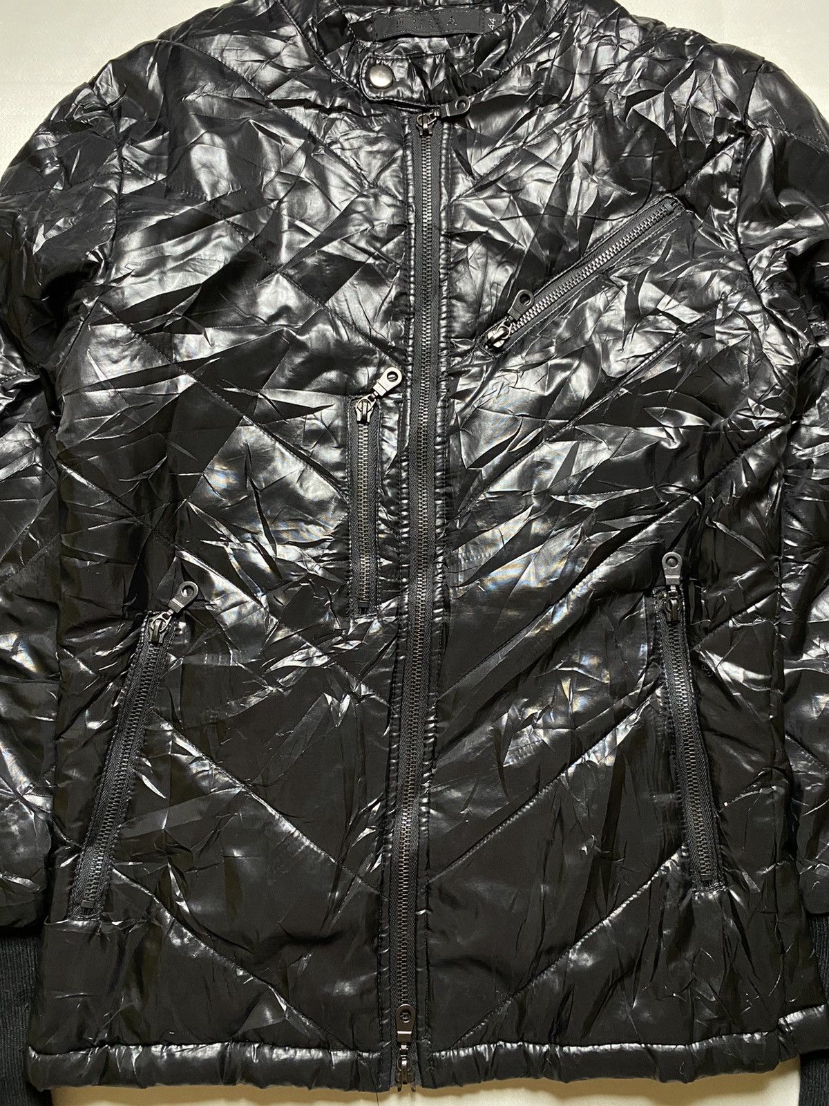GOSTAR DE FUGA 2000s Fuga Puffer Down Jacket Shiny Finish and Ribbed Cuffs Size US S / EU 44-46 / 1 - 5 Thumbnail