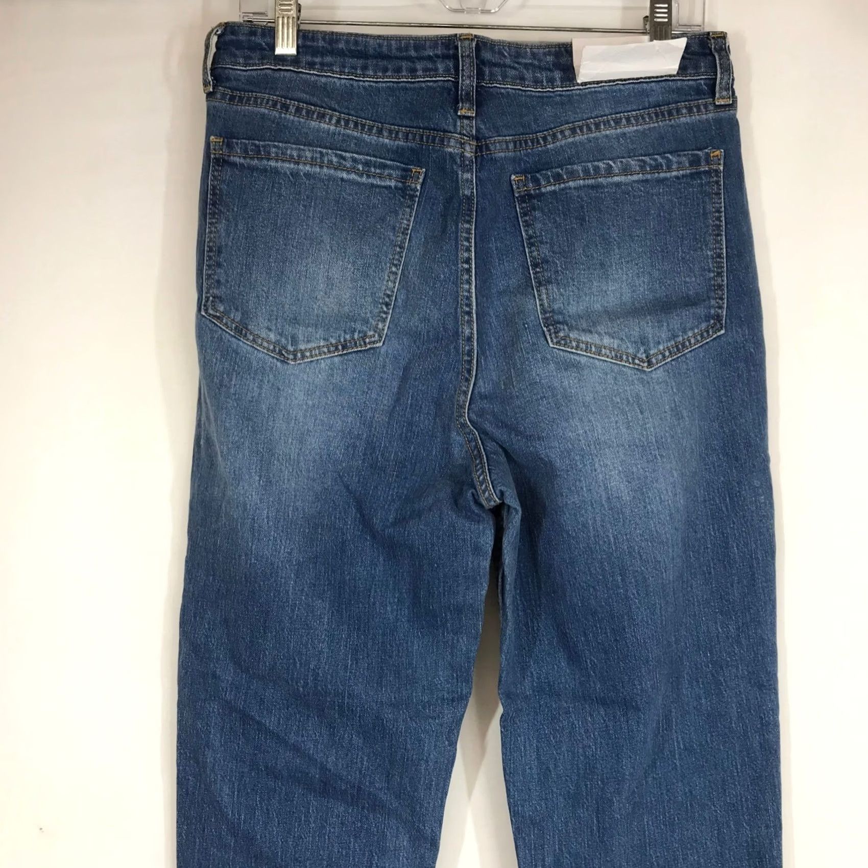 Vintage BP Women Medium Wash High Rise Mom Jeans Tapered Leg Blue Size 32 RN58665 Size 24" / US 00 / IT 34 - 5 Thumbnail