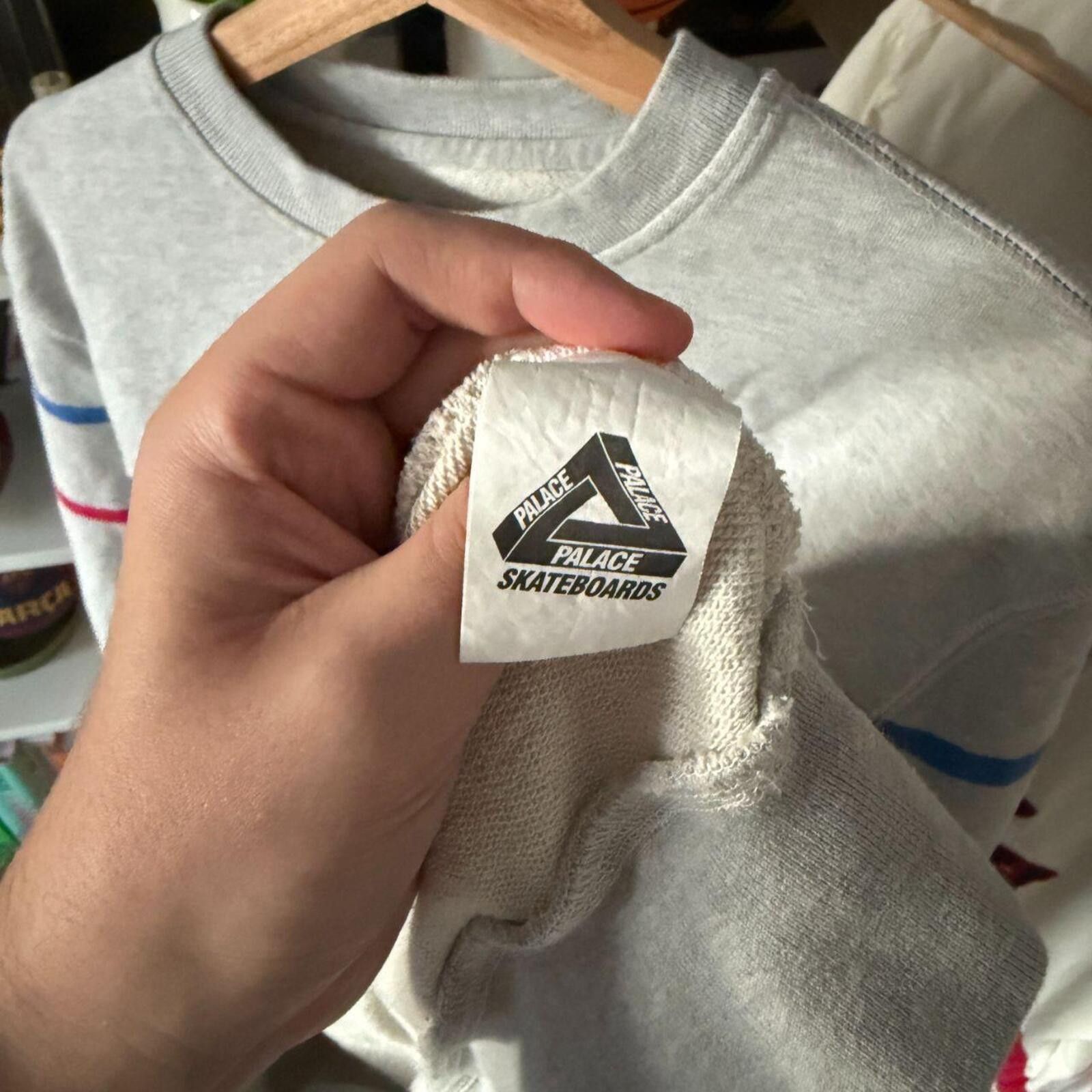 Palace Palace skateboards grey jumper Size US XL / EU 56 / 4 - 5 Thumbnail