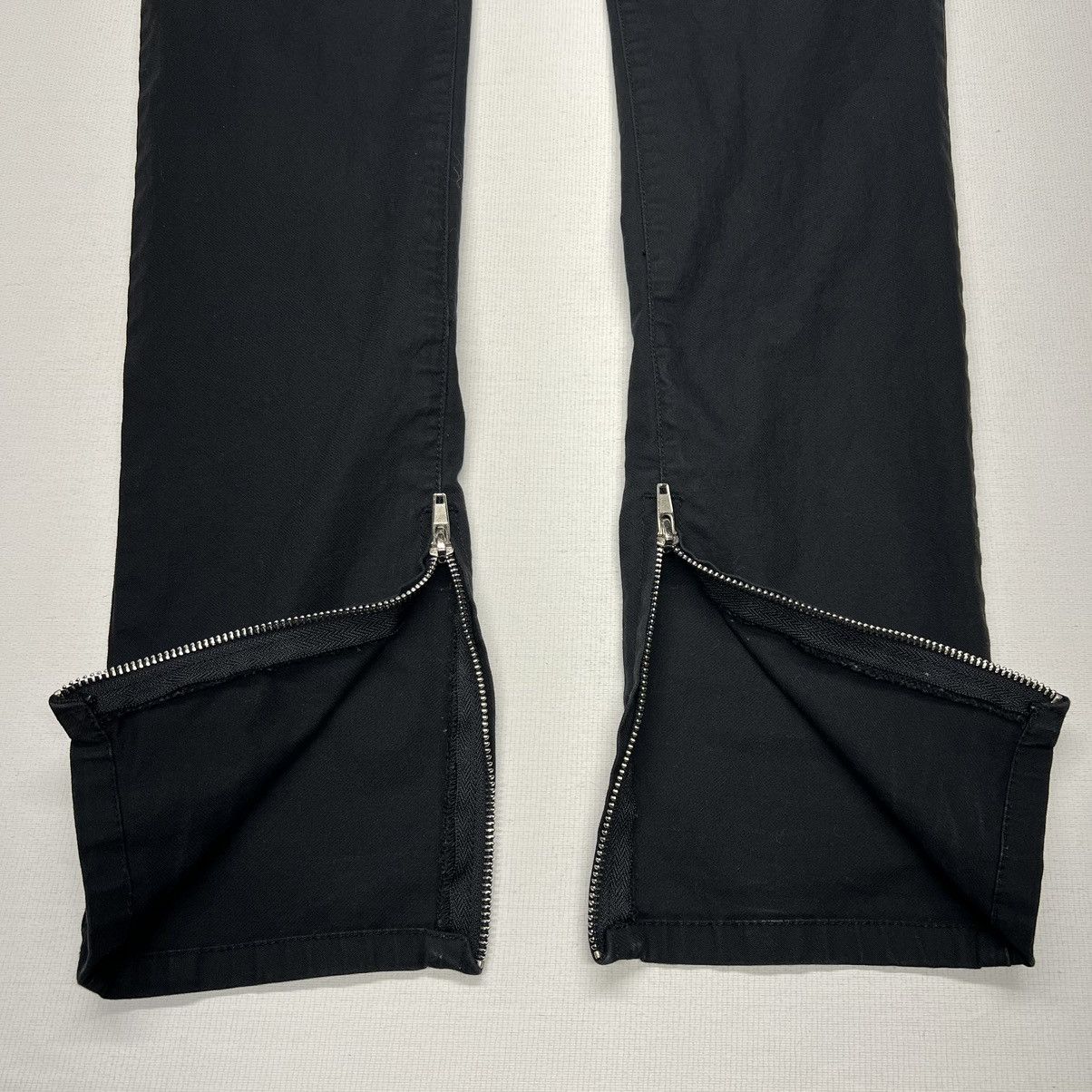 Pacsun Pacsun Pants Black Skinny Stacked Drawstring Ankle Zipper Size US 32 / EU 48 - 4 Thumbnail